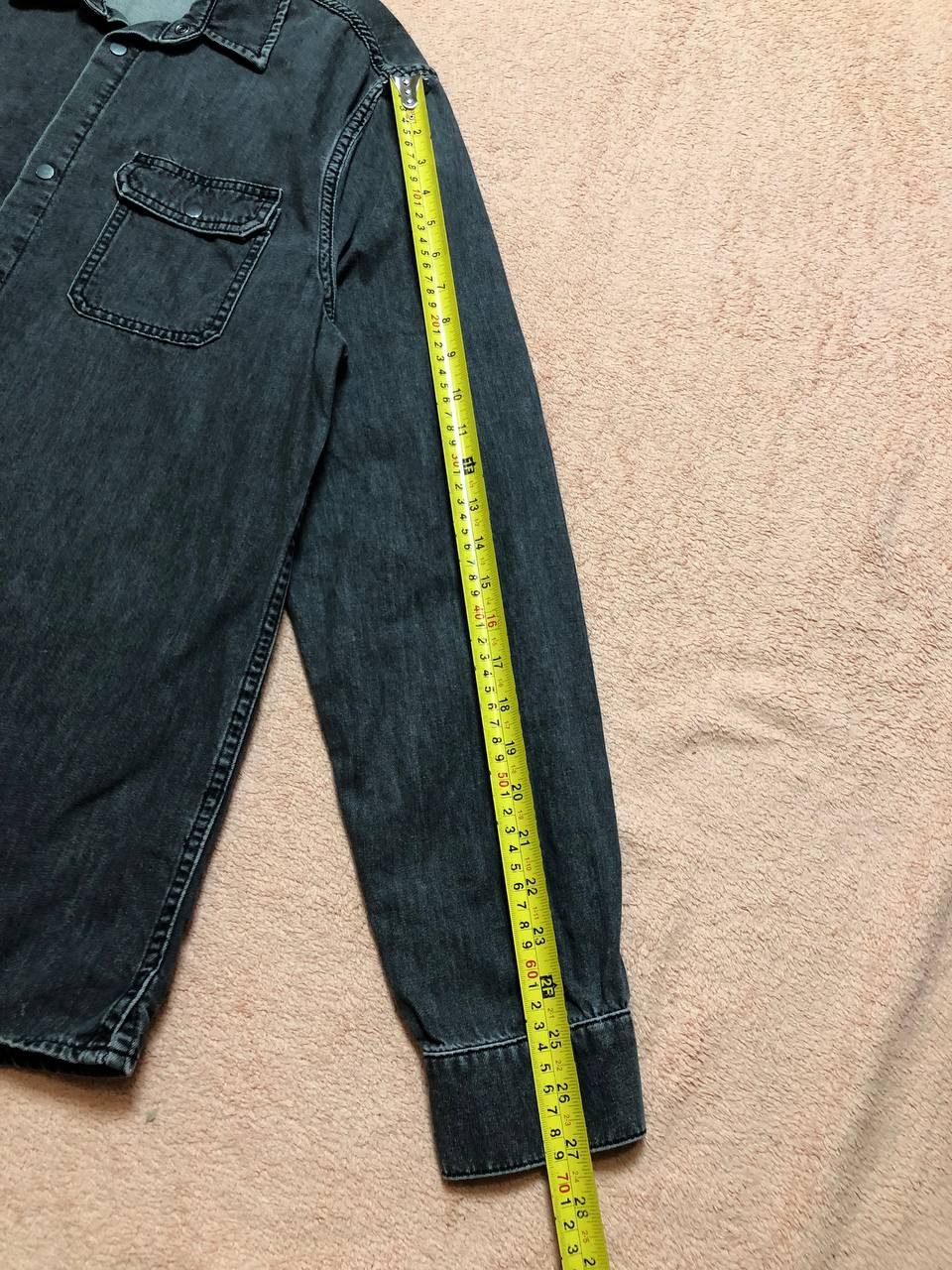 Allsaints Allsaints designer distressed denim shirt Size US M / EU 48-50 / 2 - 8 Thumbnail