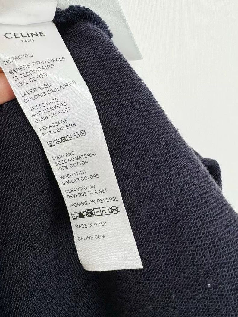 Celine Celine Hooded Sweatshirt with Logo Size S / US 4 / IT 40 - 5 Thumbnail