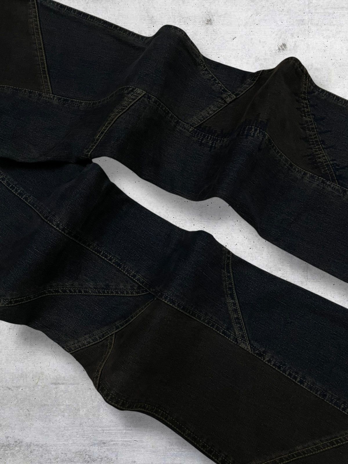 Tornado Mart VINTAGE TORNADO MART OG DESIGNER JAPAN RARE DESIGN PATCHWORK Size US 29 - 12 Thumbnail