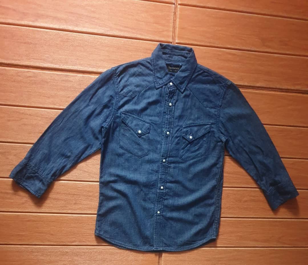 Japanese Brand 💥Nano universe 3 quater western shirt Size US S / EU 44-46 / 1 - 6 Thumbnail