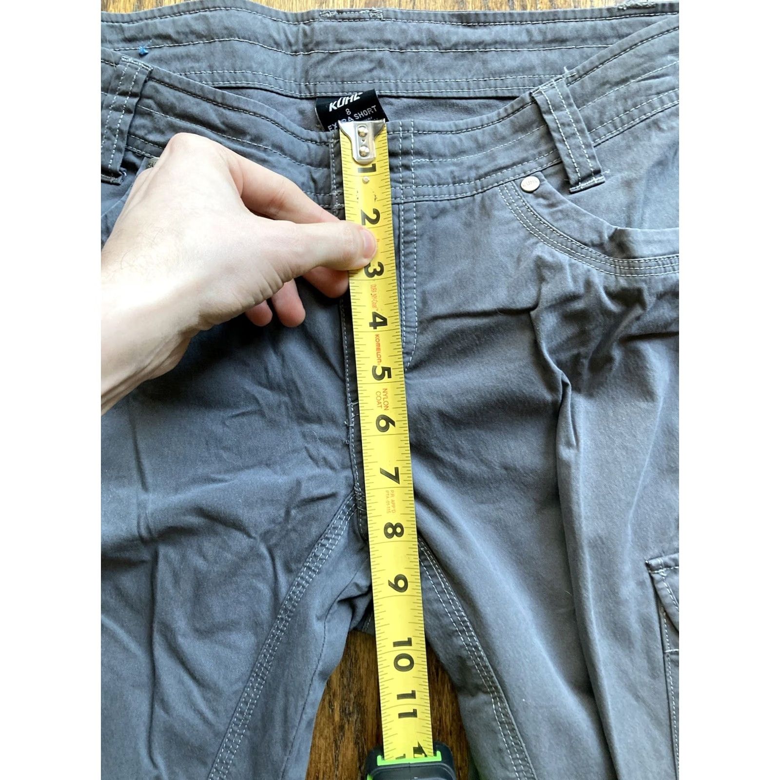 Vintage Kuhl Pants Womens Size 8 Extra Short Gray Splash Roll Up Cargo UPF 50 Hiking Drawstring Size 30" / US 8 / IT 44 - 5 Thumbnail