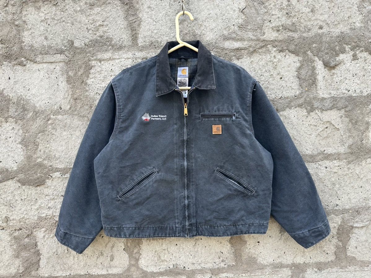 Carhartt × Vintage Early 00's Carhartt Detroit jacket J97 PTL Size US XL / EU 56 / 4 - 4 Thumbnail