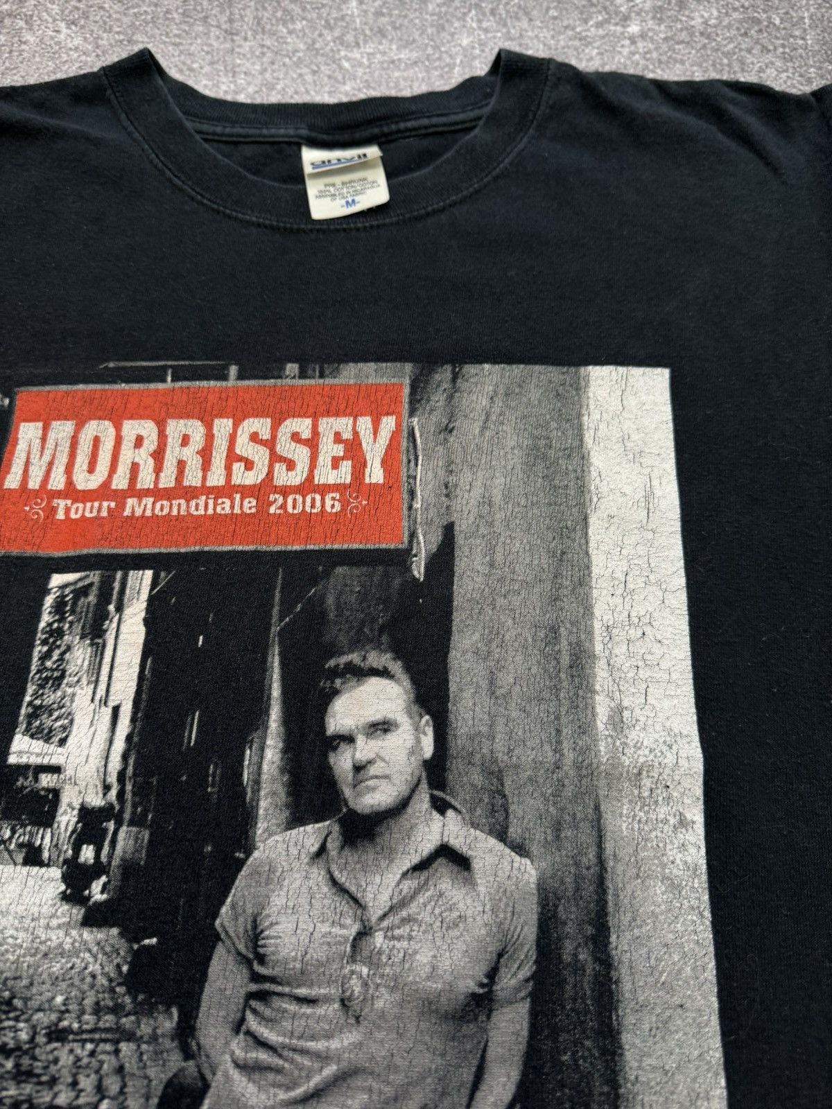Band Tees Morrissey 2006 vintage rock band tour The Smiths tee Size US M / EU 48-50 / 2 - 6 Thumbnail