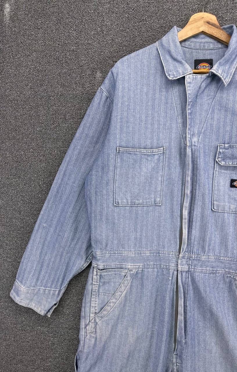 Dickies Vintage Dickies Rare Denim Overalls Jumpsuit Size US 39 - 2 Thumbnail