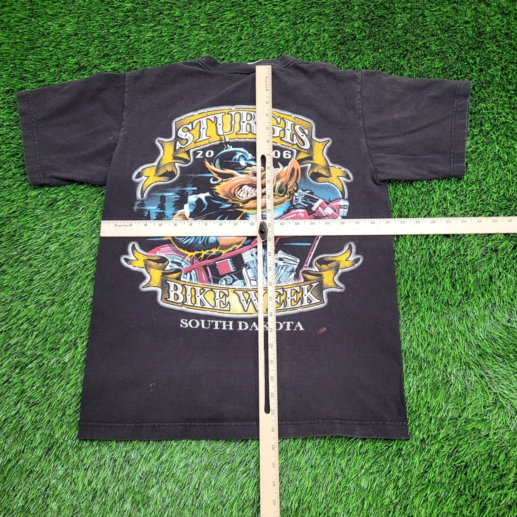 Vintage Sturgis Biker Week Shirt Medium Black Shirt Mens 2000s Graphics Logo Short Sleeve Crew Neck Cotton Polyester Size US M / EU 48-50 / 2 - 5 Thumbnail
