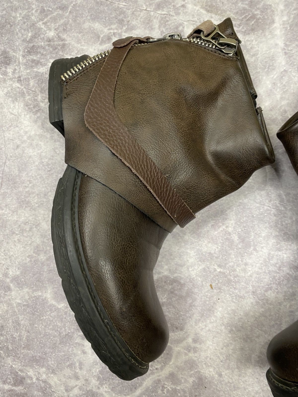 Other Vintage Avantgarde Y2K Grange A.S.98 Style Boho Boots ASH Size US 8 / IT 38 - 2 Thumbnail
