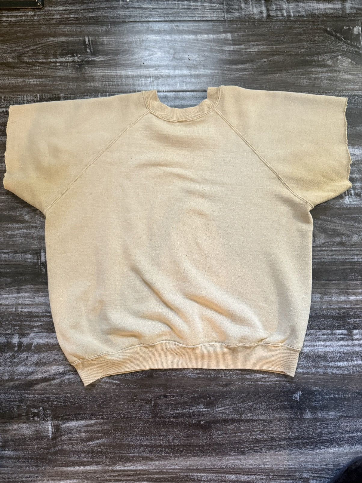 Vintage Sun faded 80's short sleeve raglan / sweatshirt Size US L / EU 52-54 / 3 - 2 Thumbnail