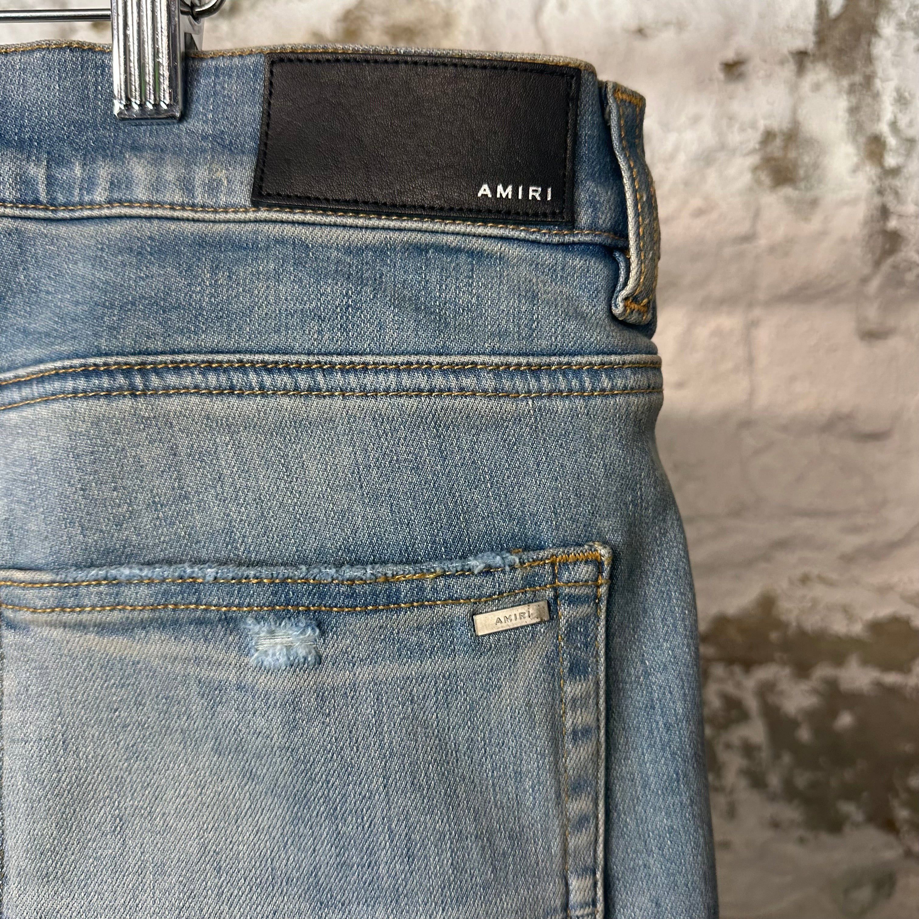 Amiri Amiri MX2 Multicolor Flannel Blue Denim Jeans Sz 38 Size US 38 / EU 54 - 4 Thumbnail