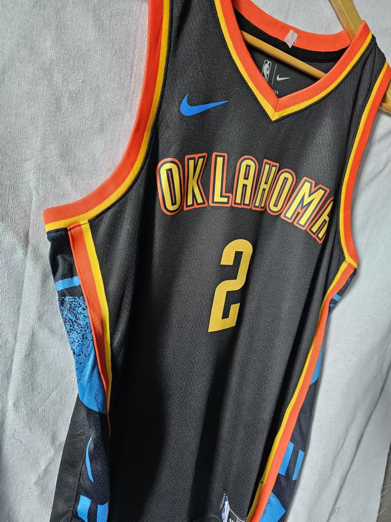 NBA Thunder #2 Gilgeous-Alexander Jersey City Edition Size US M / EU 48-50 / 2 - 3 Thumbnail