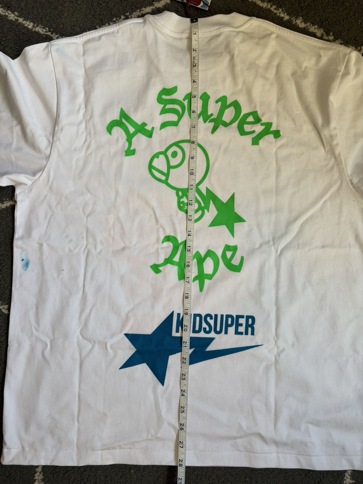 Bape BAPE x KidSuper Custom 1/1 Tee T Shirt Cereal Box Size US M / EU 48-50 / 2 - 14 Thumbnail