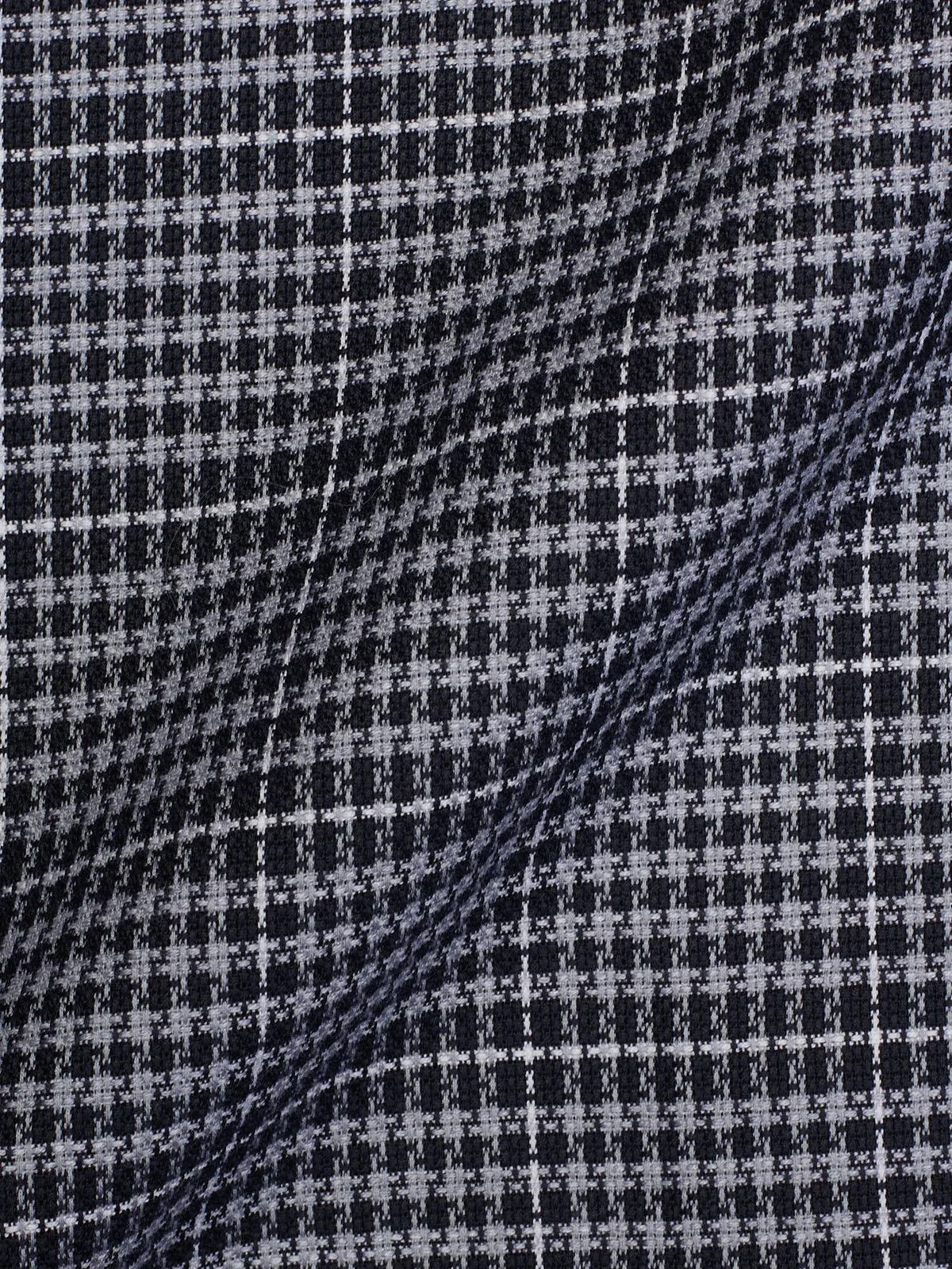 Tom Ford TOM FORD Gray Plaid Micro Pattern Cotton Dress Shirt Size US M / EU 48-50 / 2 - 2 Thumbnail