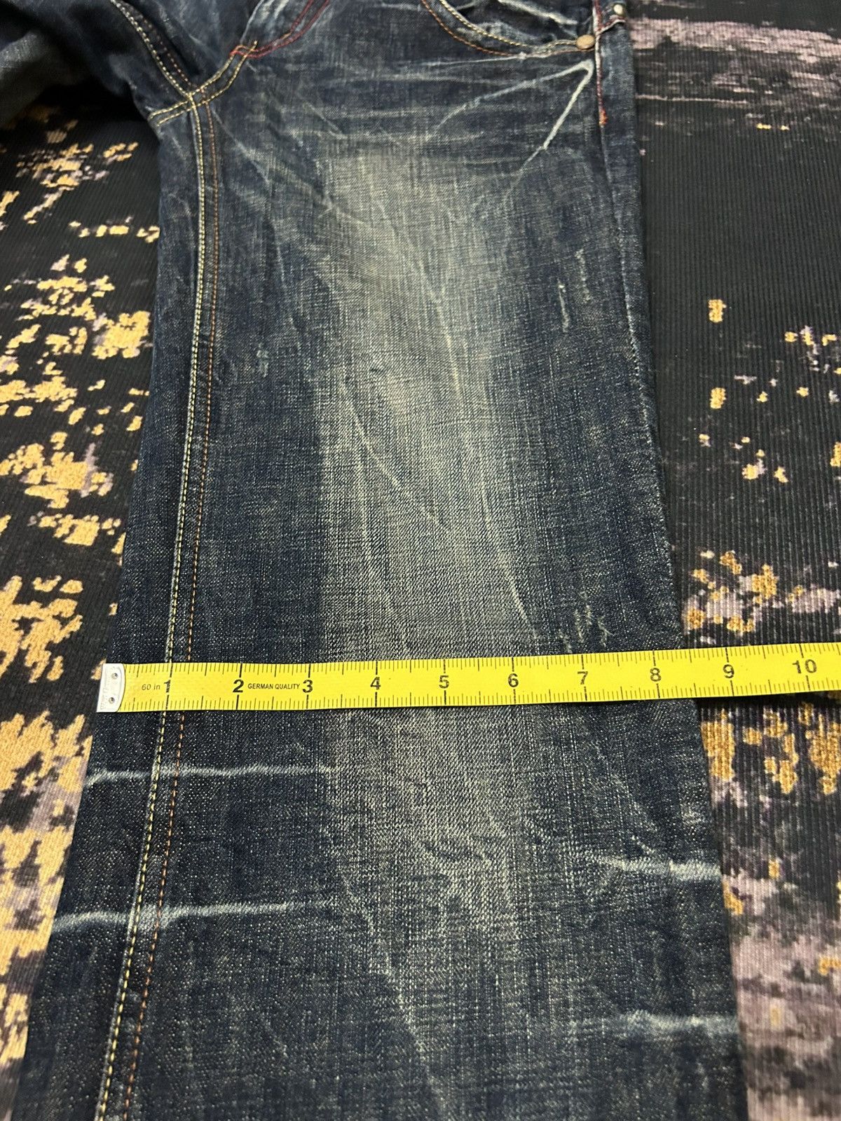 Tornado Mart Riobera Whiskered Studed Pocket Back Jeans Size US 30 / EU 46 - 22 Thumbnail