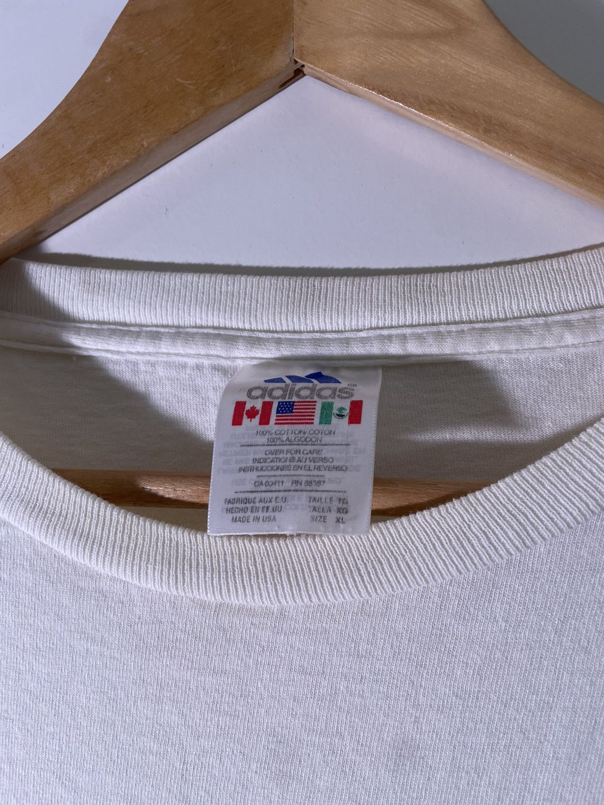 Vintage 90’s 2000’s Y2K VTG Vintage Adidas Streetwear Brand T Shirt Size US XL / EU 56 / 4 - 8 Thumbnail