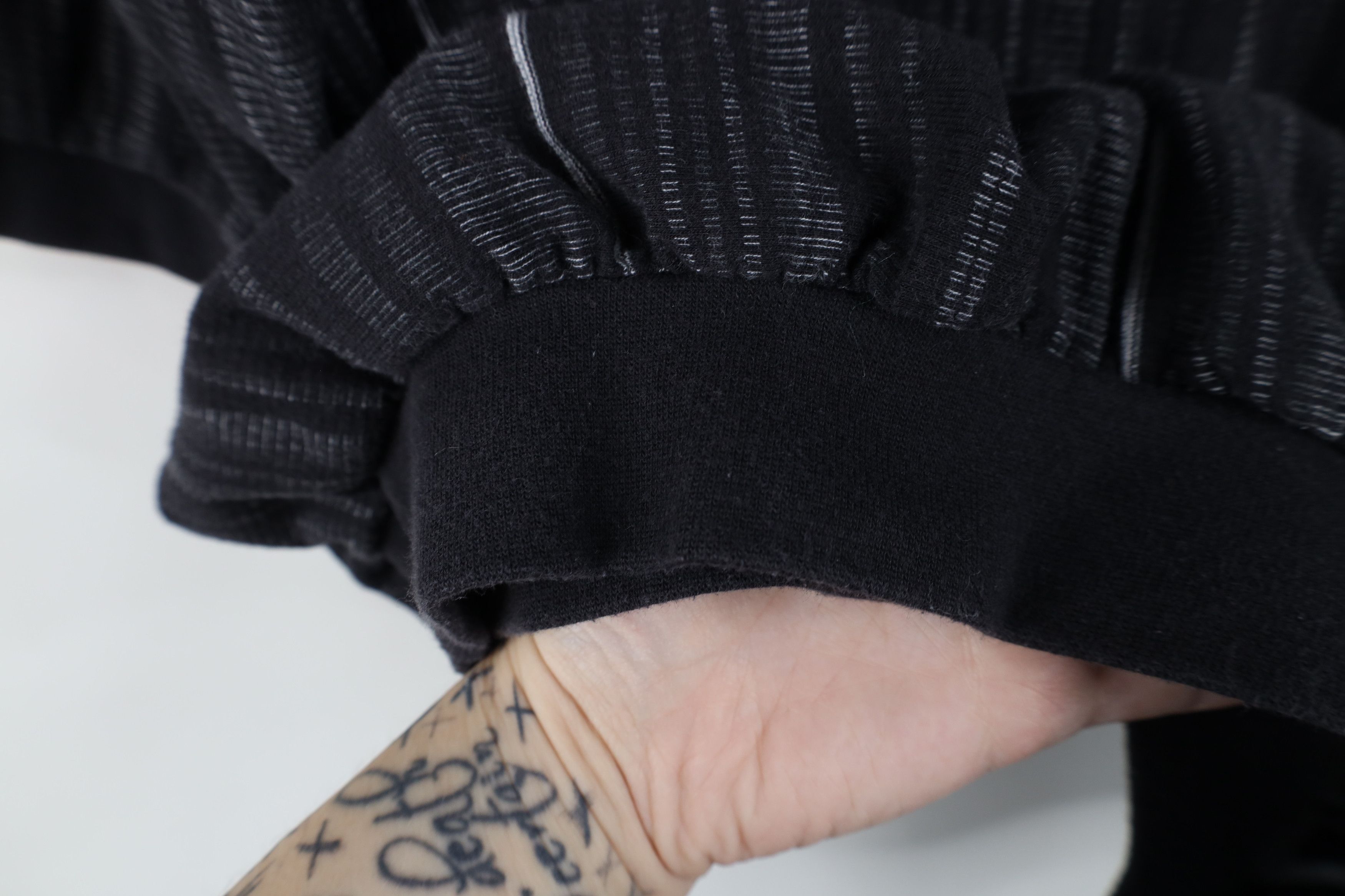 Vintage Vintage 90s Streetwear Collared Pullover Polo Shirt Black Size US XL / EU 56 / 4 - 9 Thumbnail