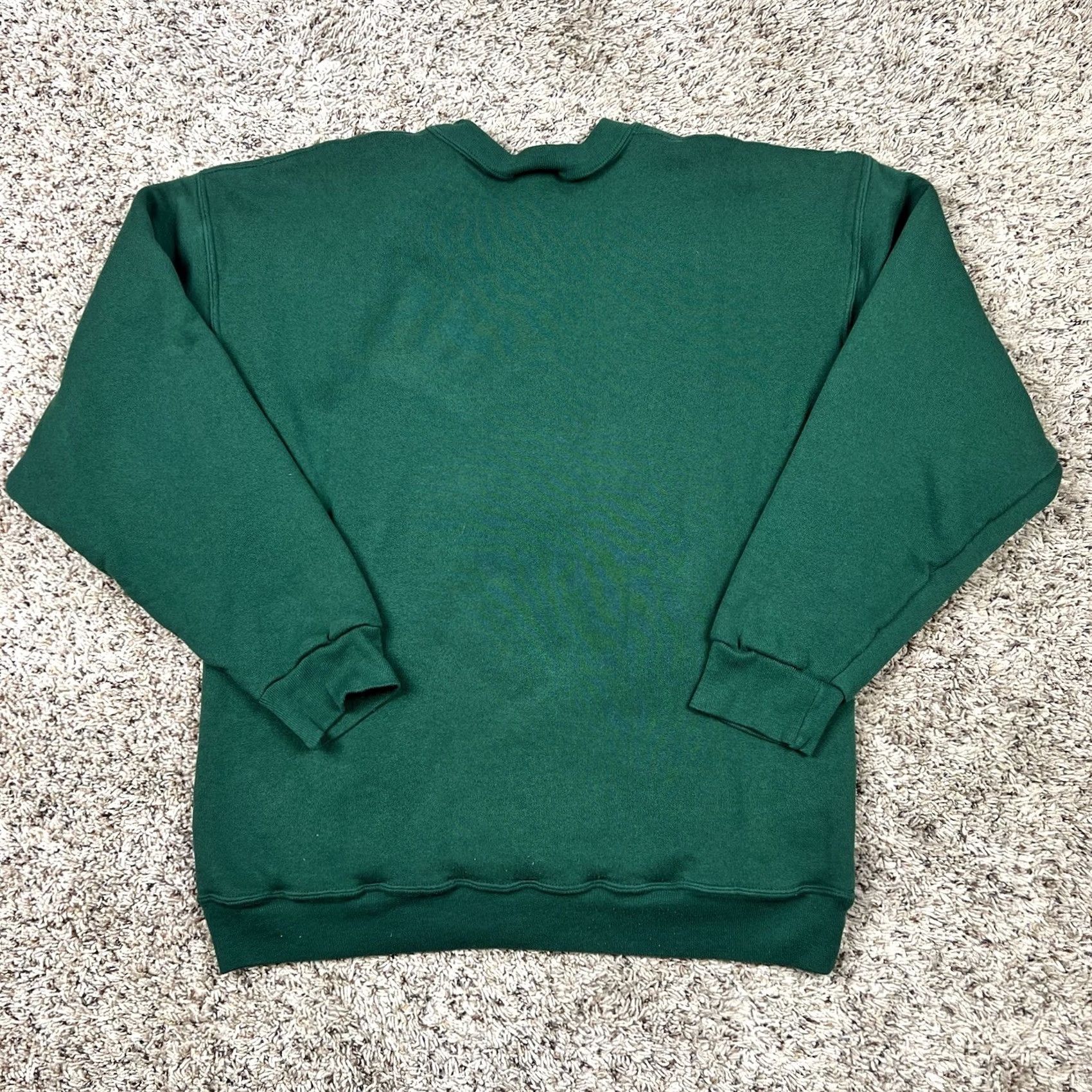 Vintage VINTAGE Aurora University Sweatshirt Crewneck Adult M Green 90s Lined Pullover Shirt Mens Size US M / EU 48-50 / 2 - 3 Thumbnail