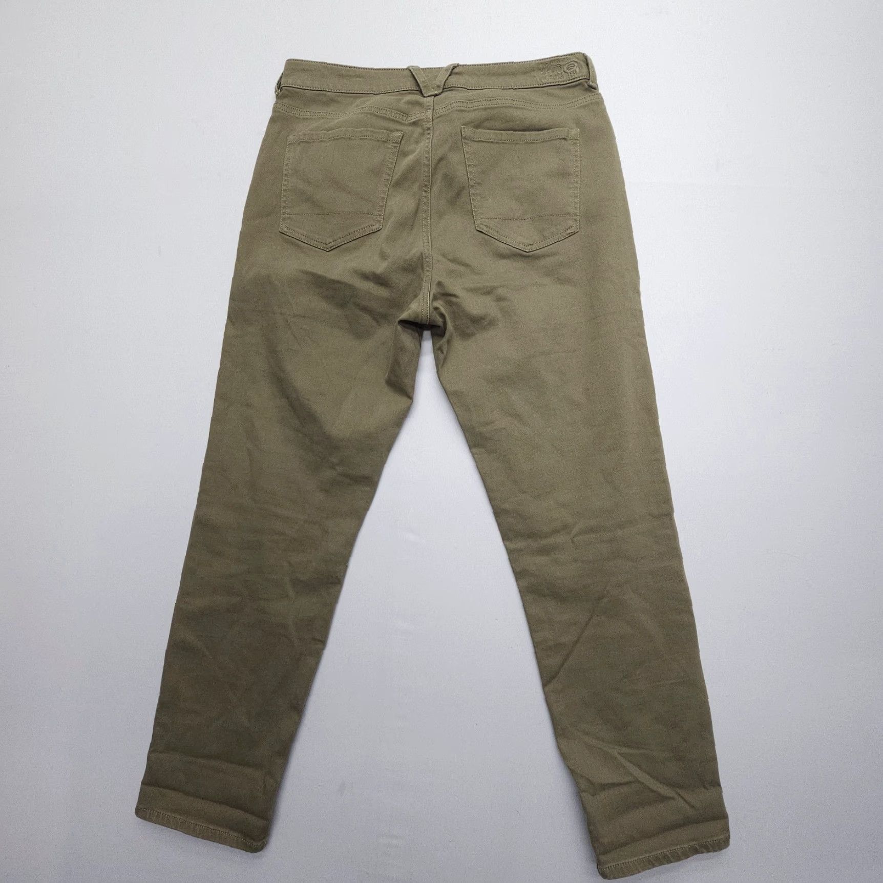 Mountain Hardwear Mountain Hardwear 5 Pocket Pants Womens 8 Green Cotton Nylon Stretch Hiking Camp Size 30" / US 8 / IT 44 - 2 Thumbnail