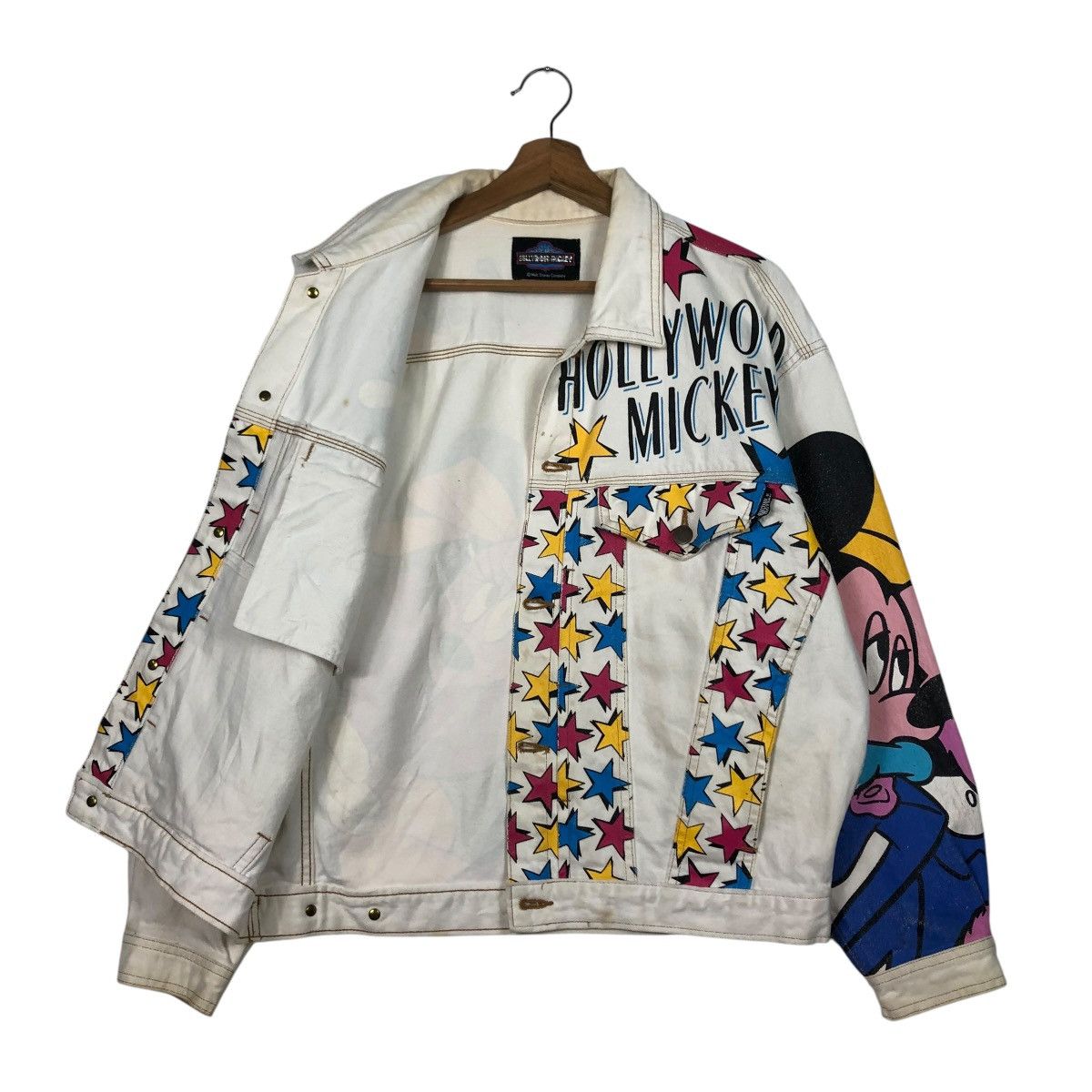 Cartoon Network 🔥VINTAGE TRUCKER DENIM JACKET HOLLYWOOD MICKEY WALT DISNEY Size US M / EU 48-50 / 2 - 13 Thumbnail