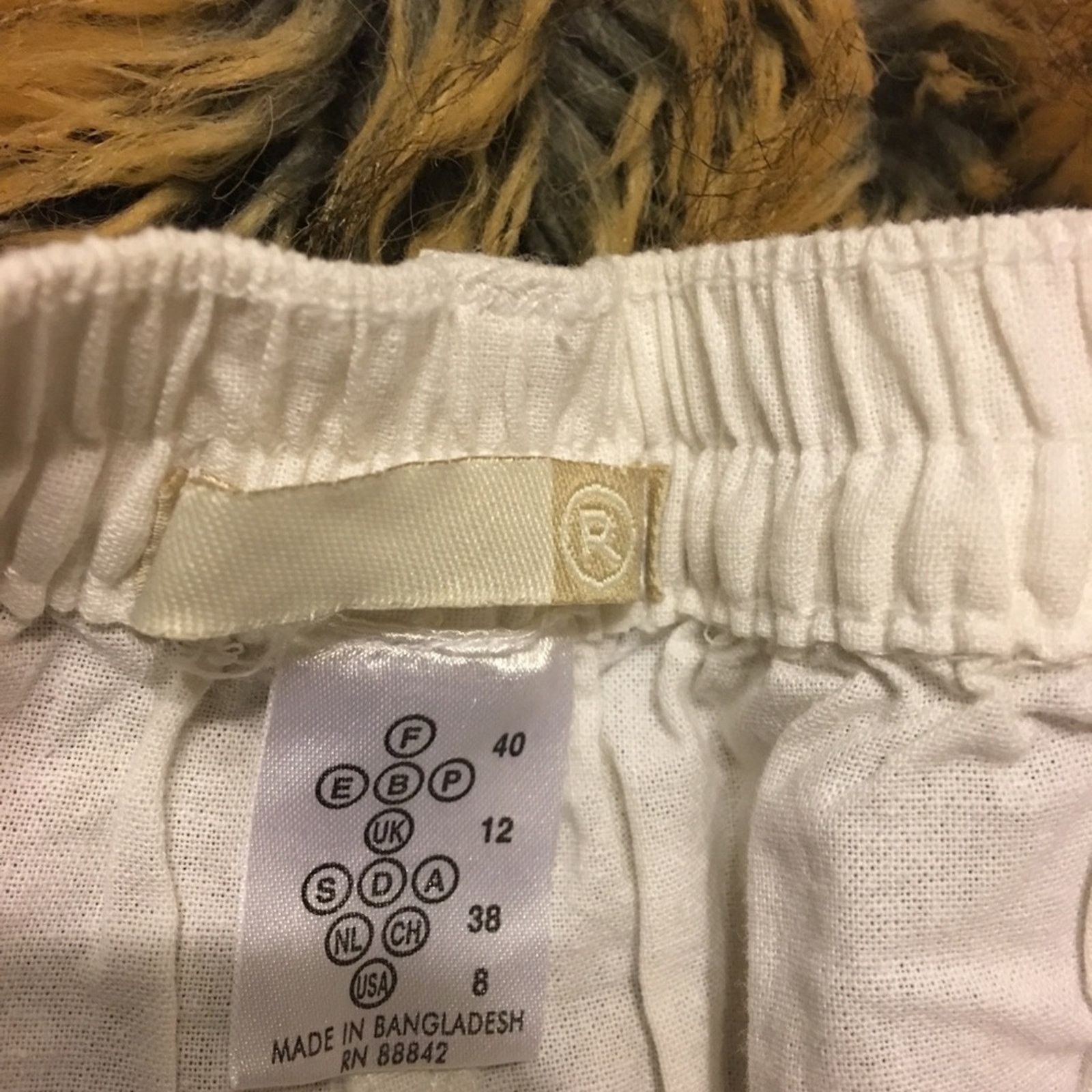 Other La Redoute white cuffed hem summer shorts NWOT 8 Size 30" / US 8 / IT 44 - 4 Thumbnail