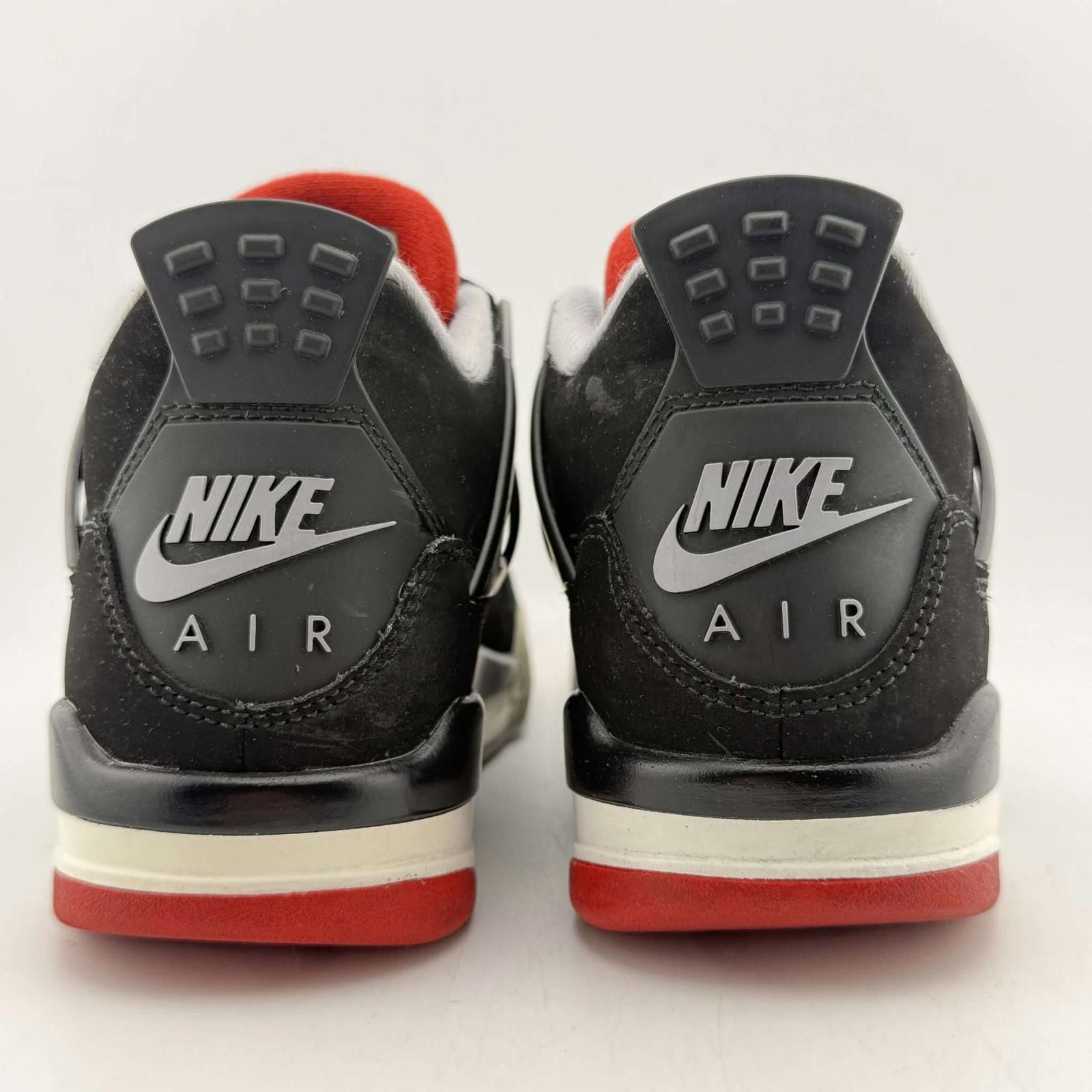 Jordan Brand Air Jordan 4 Retro Bred 2019 Black Red 5Y Used with Box Size US 5 / EU 37 - 5 Thumbnail