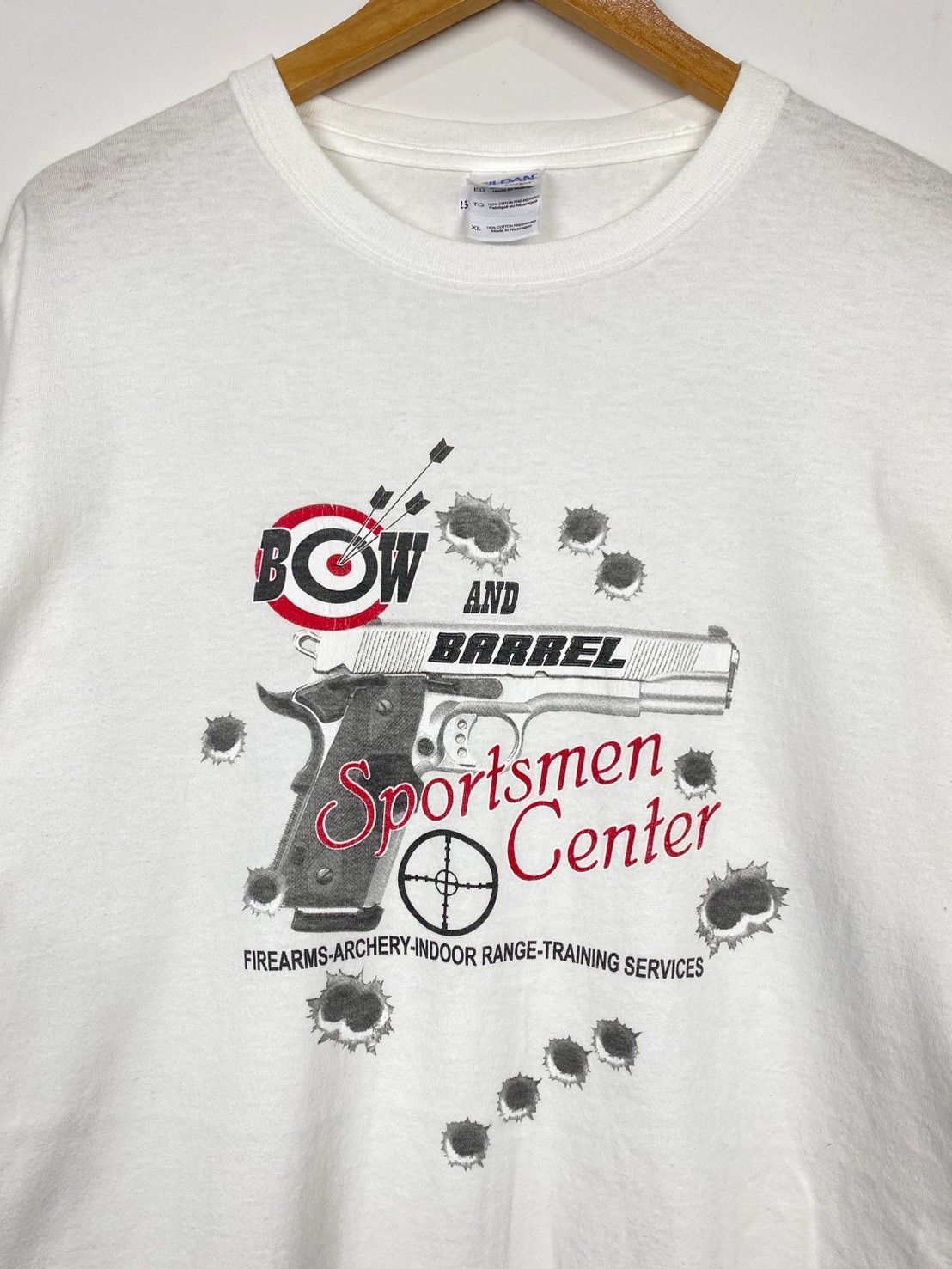 Vintage Vintage Bow And Barrel Sportmen Center T-Shirts XL DO2183 Size US XL / EU 56 / 4 - 1 Thumbnail