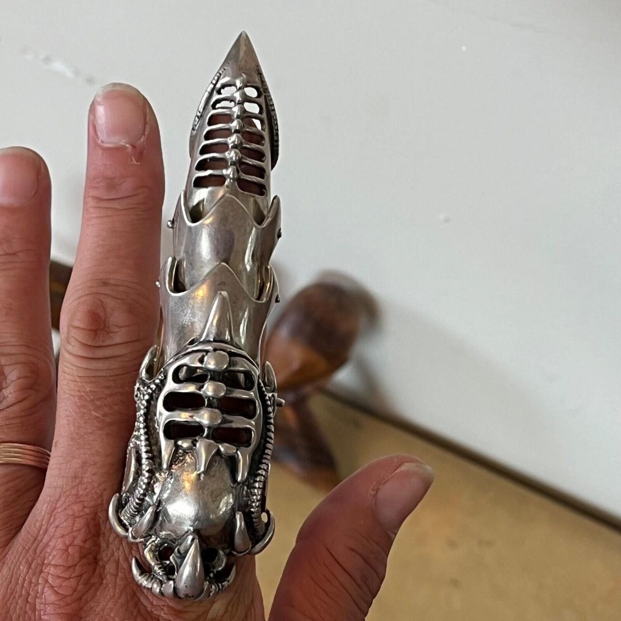 Other Articulated .925 Silver Armor Ring Size ONE SIZE - 1 Thumbnail