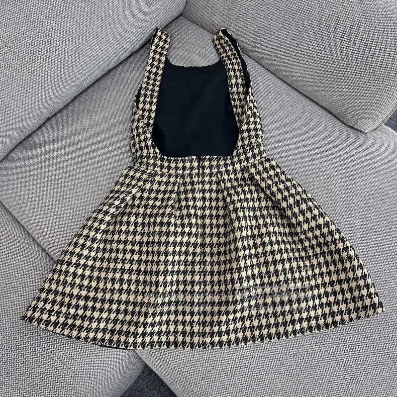 Dior Dior Qianniao check backless sleeveless dress Size XS / US 0-2 / IT 36-38 - 2 Thumbnail