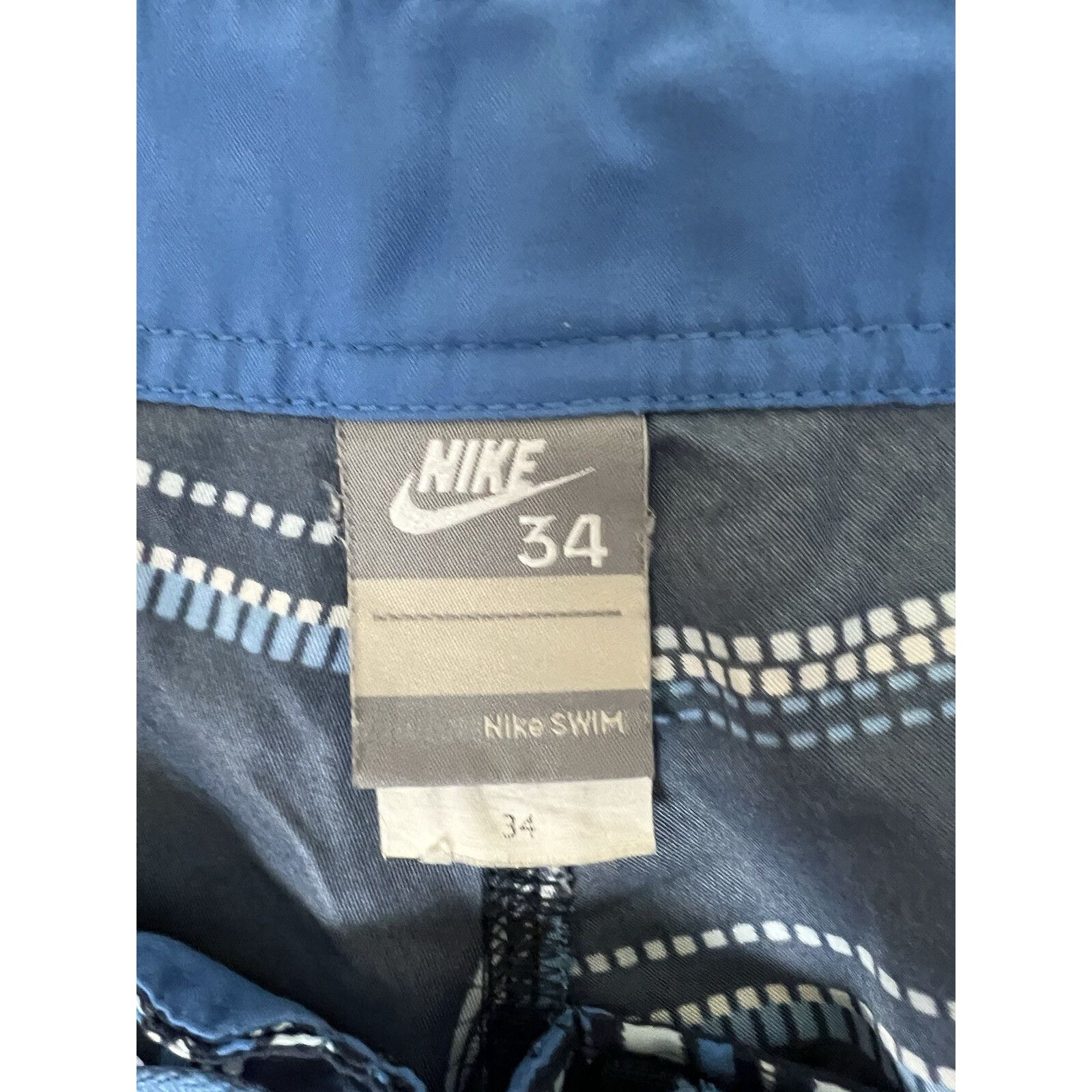 Nike Vintage Nike Swim Trunks Size 34 Blue Plaid Y2K Surf Size US 34 / EU 50 - 5 Thumbnail