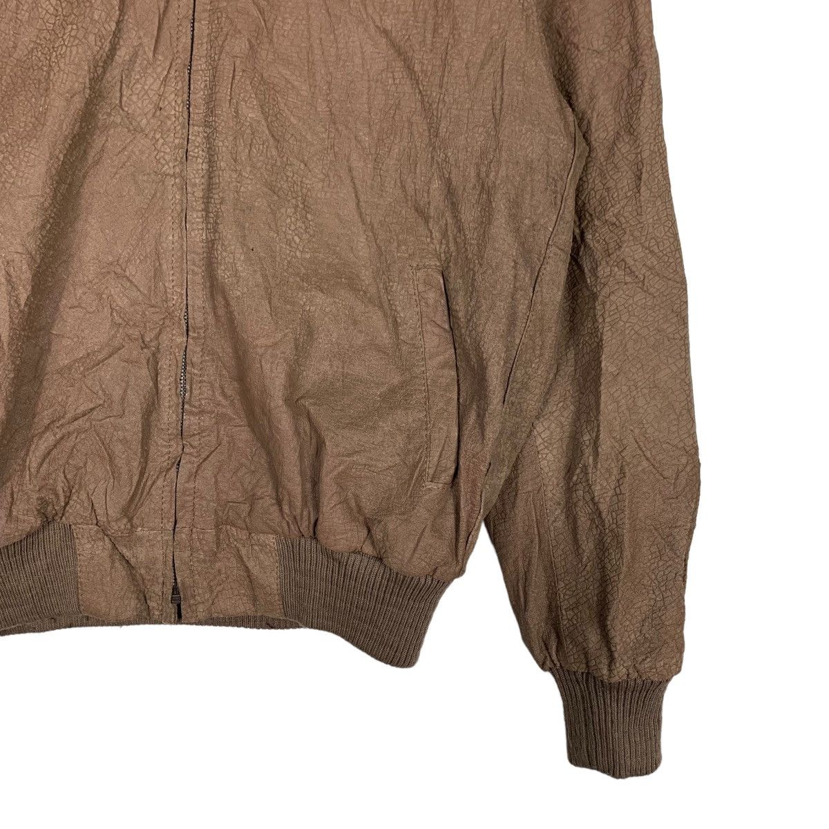 Japanese Brand Vintage MUSTANG Bomber Leather Jacket #0363-C17 Size US L / EU 52-54 / 3 - 4 Thumbnail