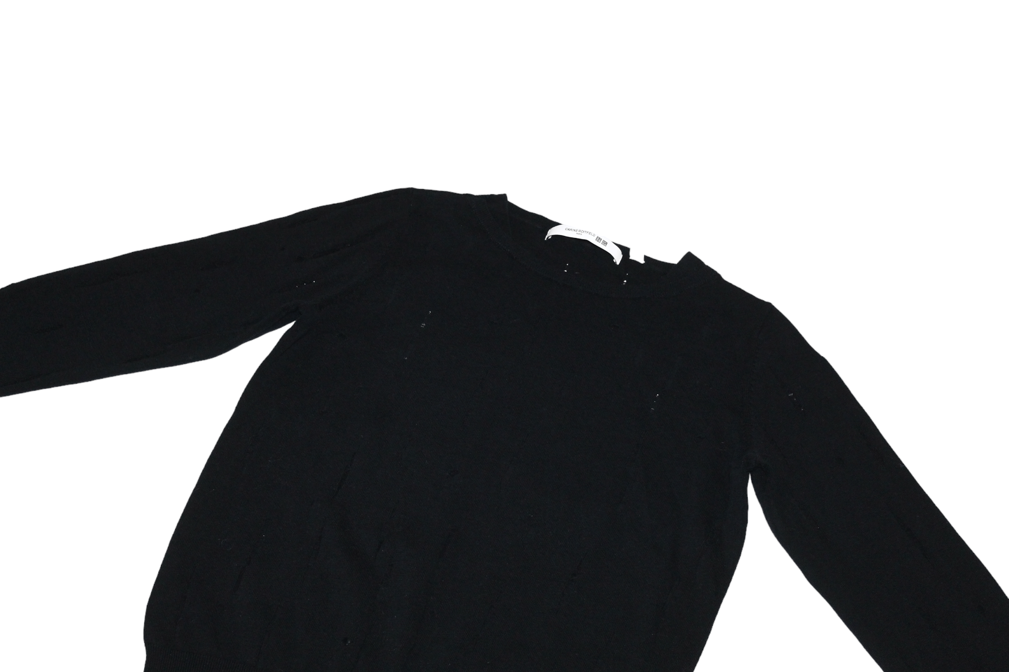 Undercover × Uniqlo Carine Roitfeld Paris x Uniqlo V-neck Distressed Jumper Size M / US 6-8 / IT 42-44 - 4 Thumbnail