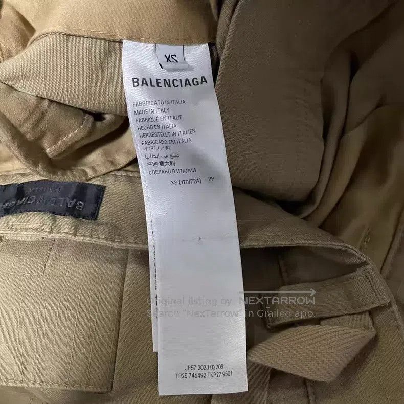 Balenciaga Balenciaga size XS Patchwork Workwear Denim Pants Size US 27 - 5 Thumbnail