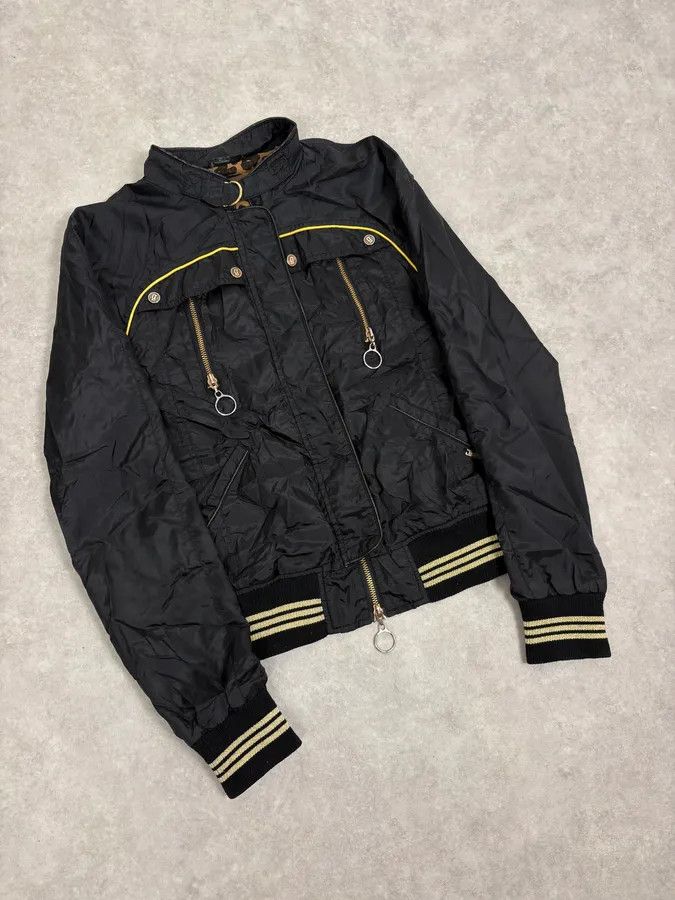 John Galliano 2010s Galliano Light Black Windbreaker Jacket Size S / US 4 / IT 40 - 4 Thumbnail