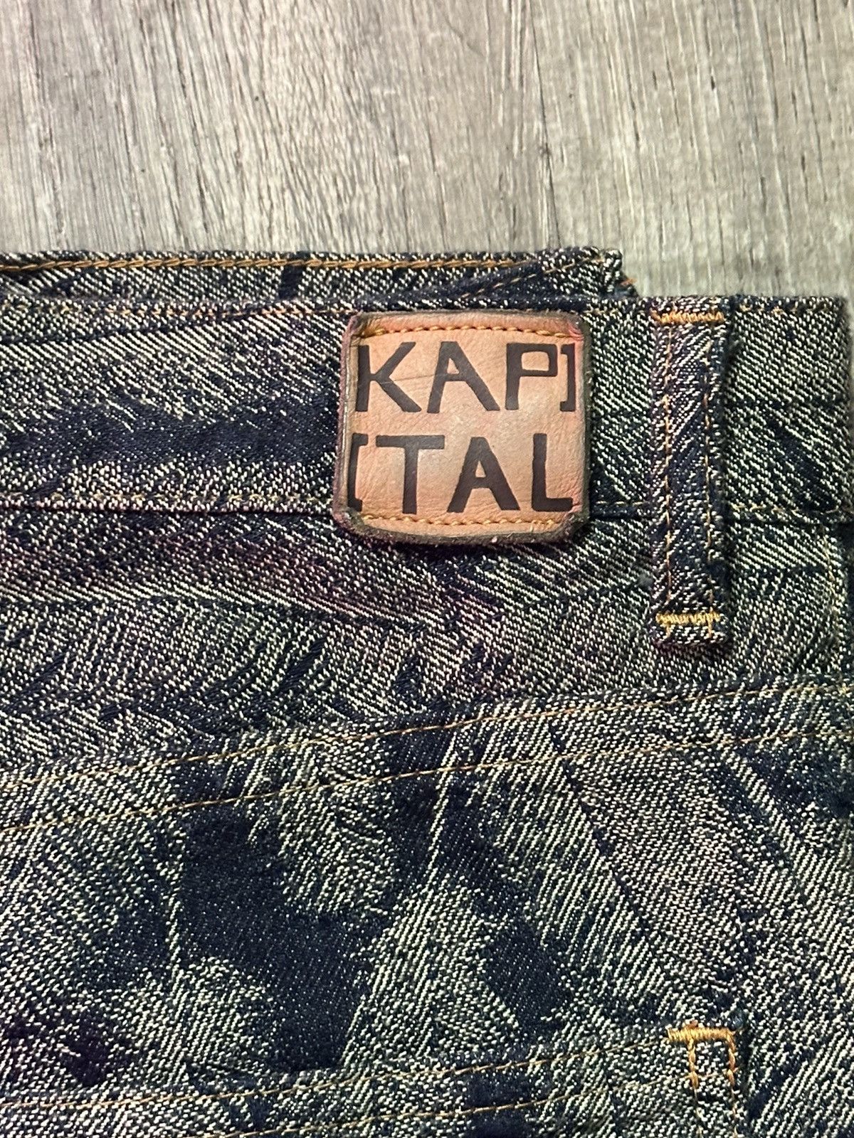 Kapital Dark Raw Feathered Kapital Denim Size US 36 / EU 52 - 6 Thumbnail