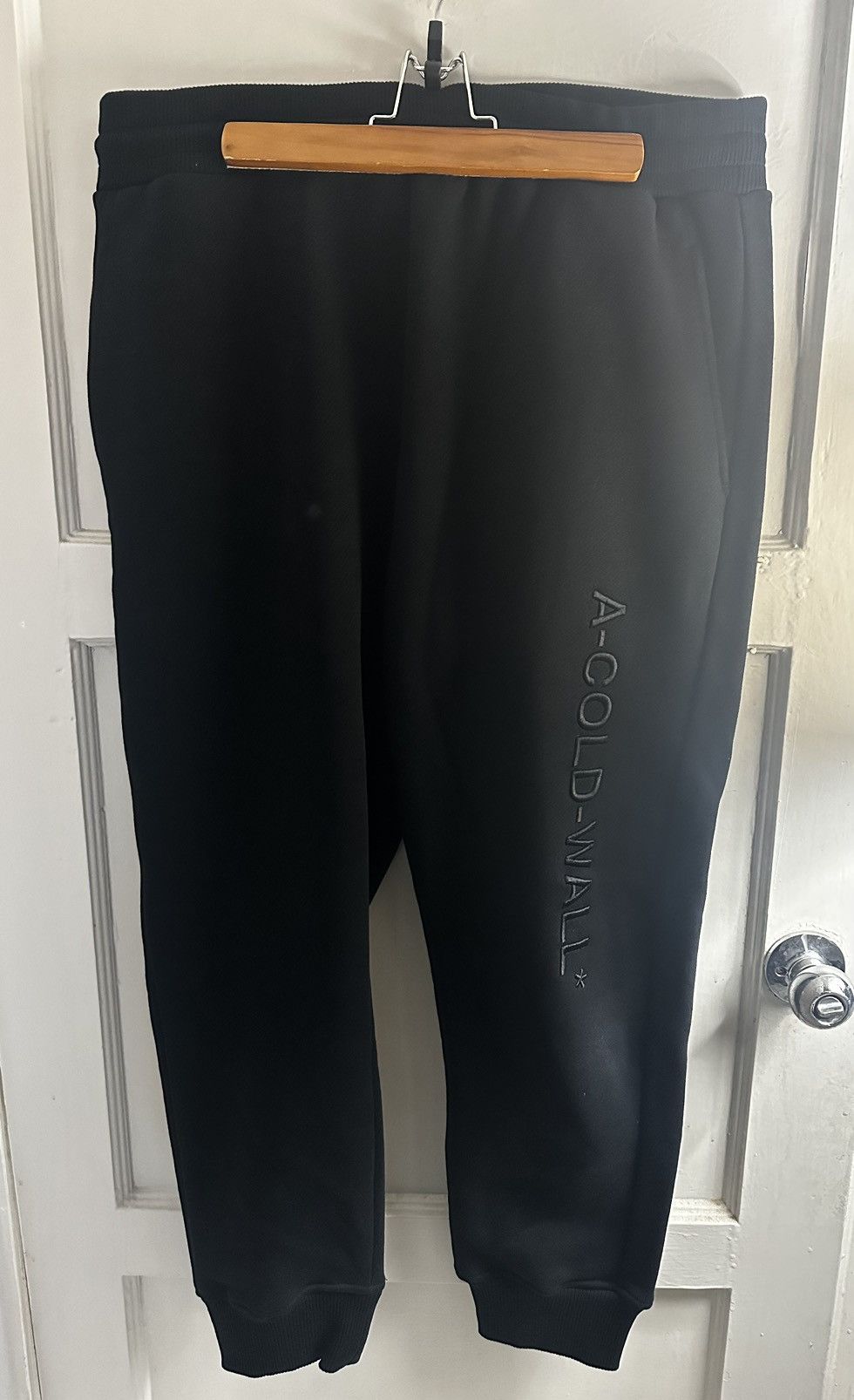 A-COLD-WALL* A - COLD - WALL Embroidered logo Sweatpants Size US 35 - 1 Thumbnail