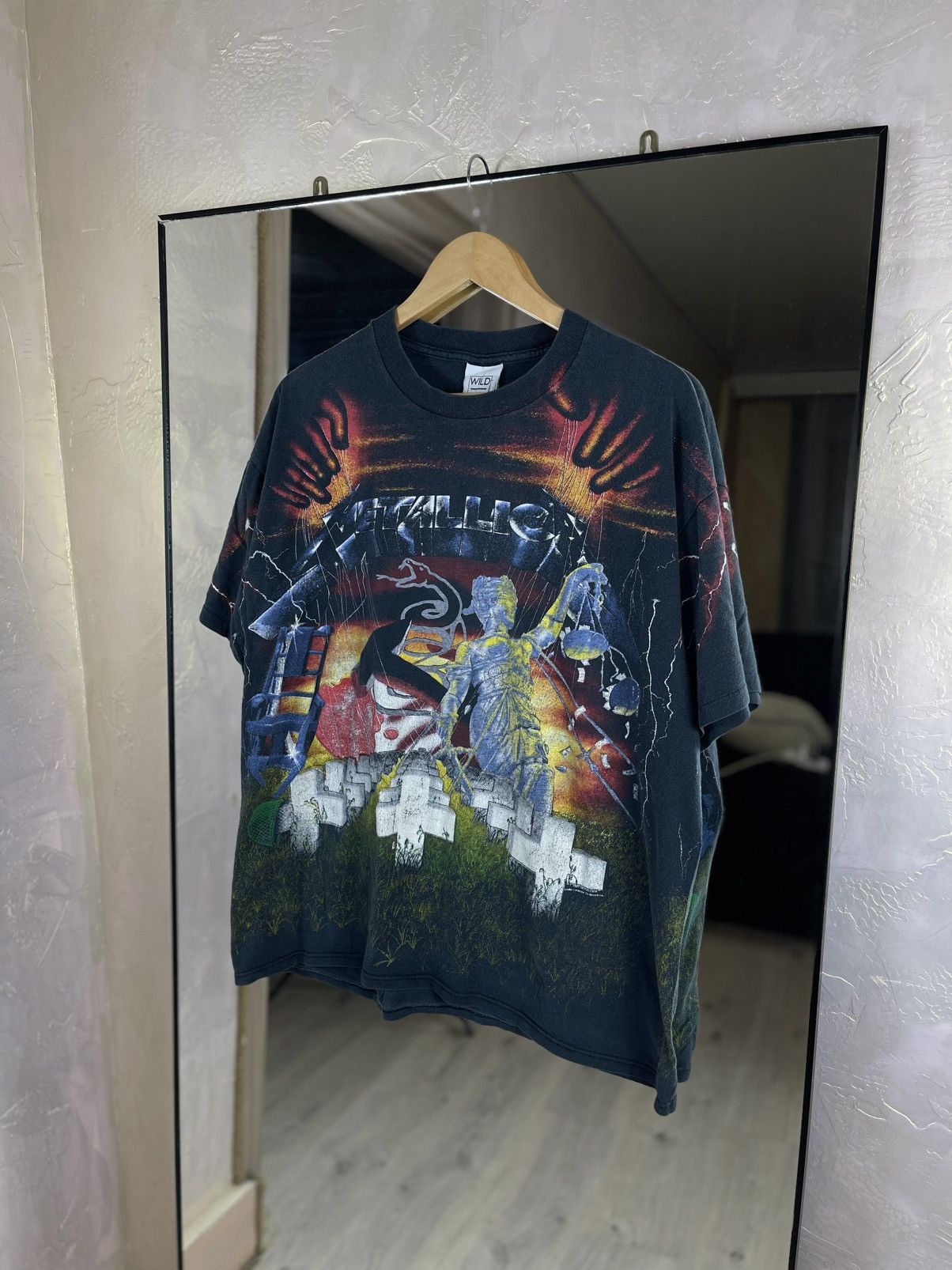 Other 1991 Metallica AOP Wild Oats Rare Vintage Pushead Graphic Size US XL / EU 56 / 4 - 1 Thumbnail