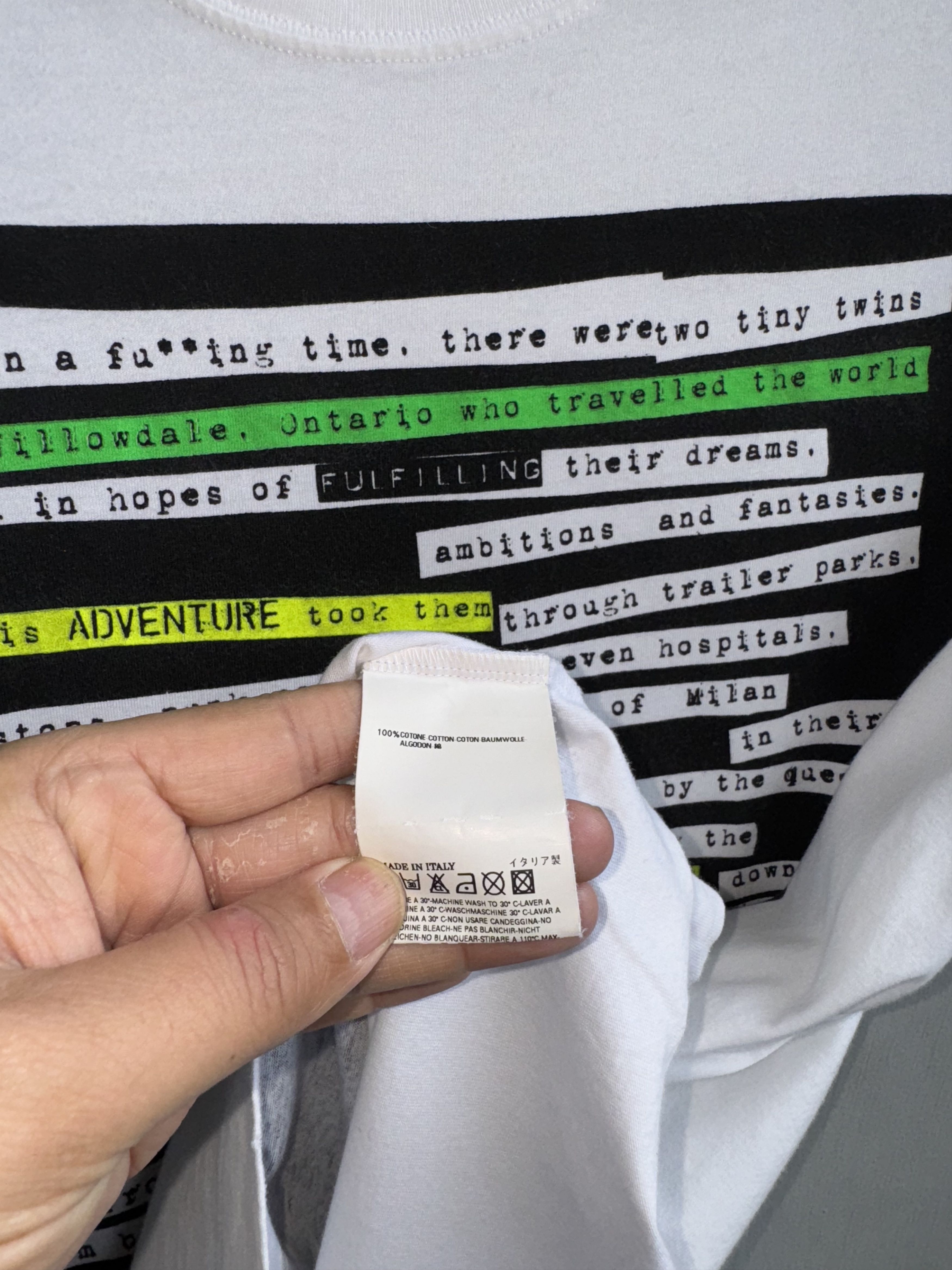 Seditionaries × Vintage Noventa Text Punk Vintage Shirt Size US M / EU 48-50 / 2 - 5 Thumbnail