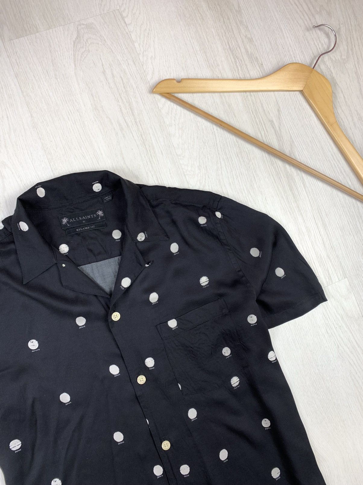 Allsaints Allsaints Planet Dot Short Sleeve Button Shirt Size S Size US S / EU 44-46 / 1 - 3 Thumbnail