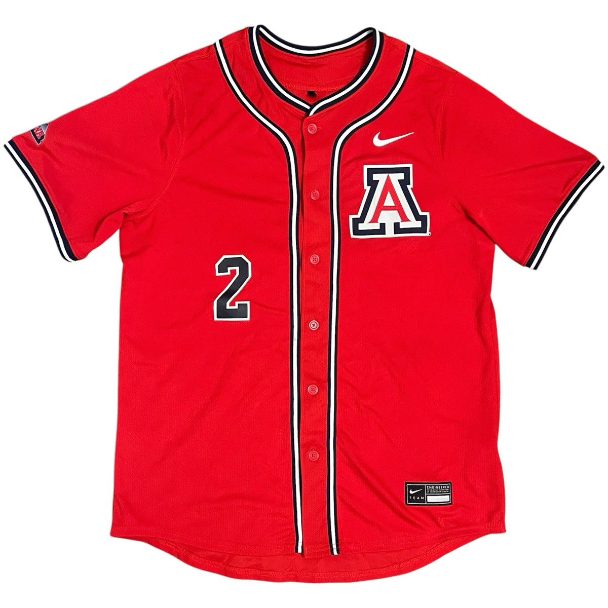Nike Arizona Wildcats Baseball 2025 NCAA Nike Dri Fit Jersey Size US L / EU 52-54 / 3 - 1 Thumbnail