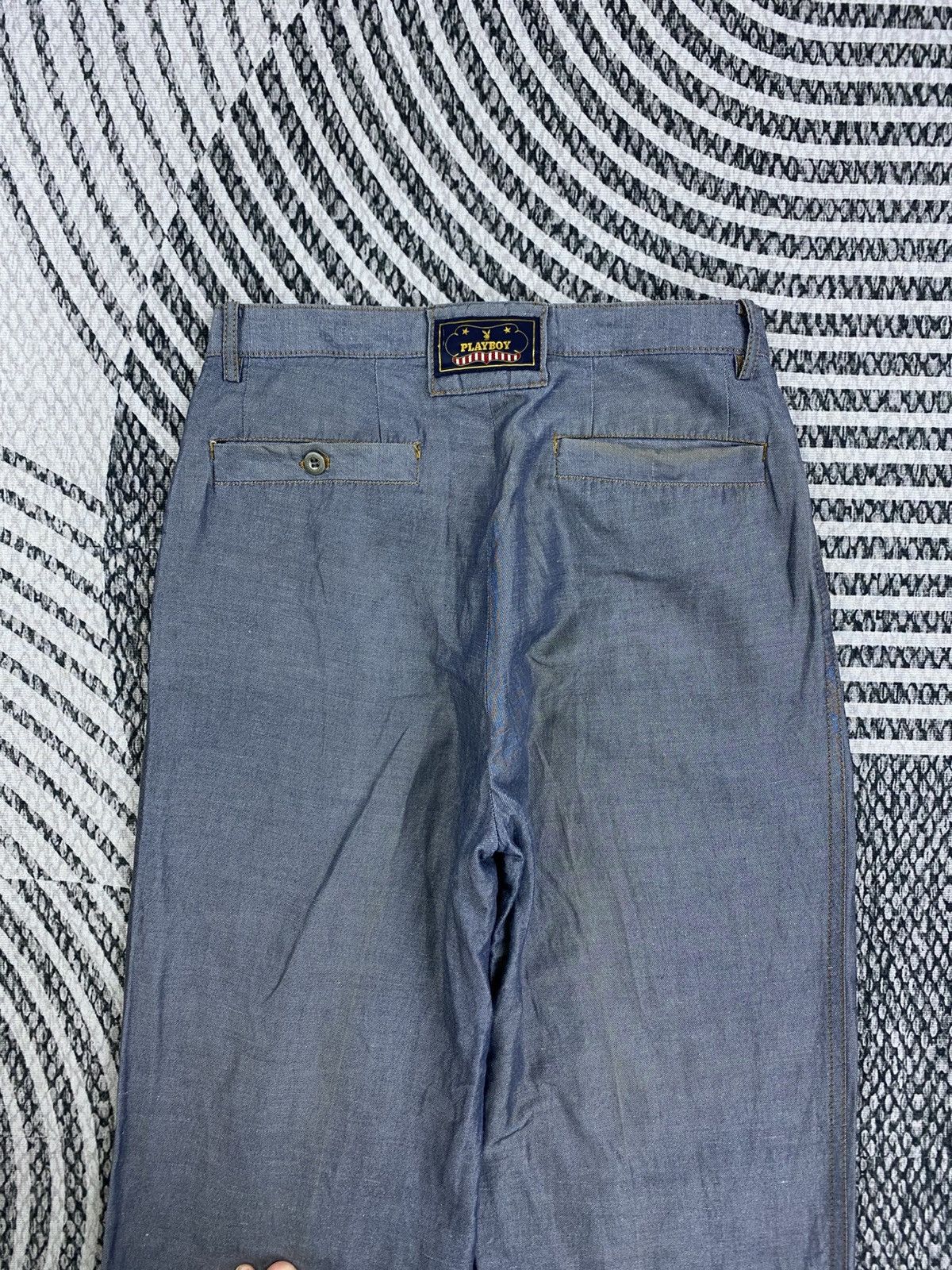 Playboy Rare❗️Vintage 90s Playboy Sport Faded Pants Size US 29 - 2 Thumbnail