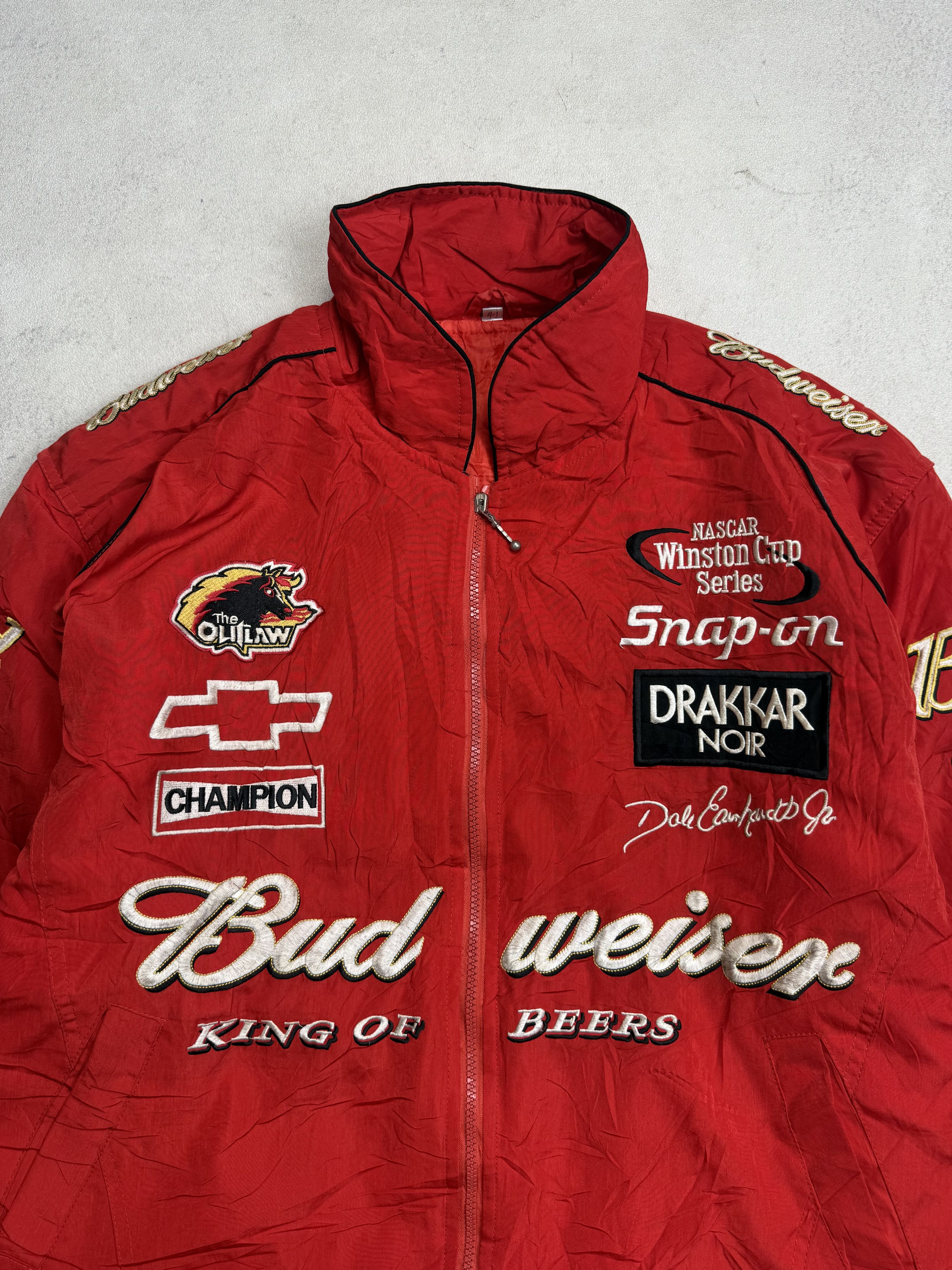 NASCAR Vintage Nascar Dale Earnhardt Jr Jacket Size US XL / EU 56 / 4 - 2 Thumbnail