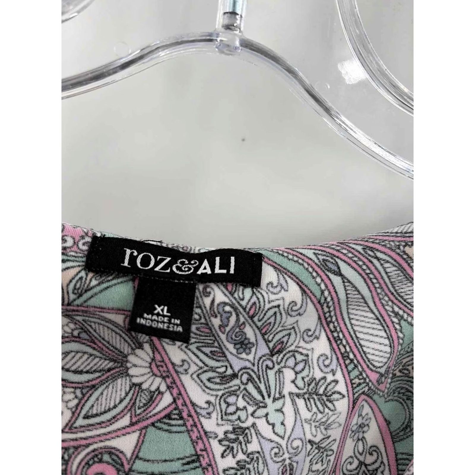 Vintage Roz & Ali Green XL Tank Top Size XL / US 12-14 / IT 48-50 - 3 Thumbnail