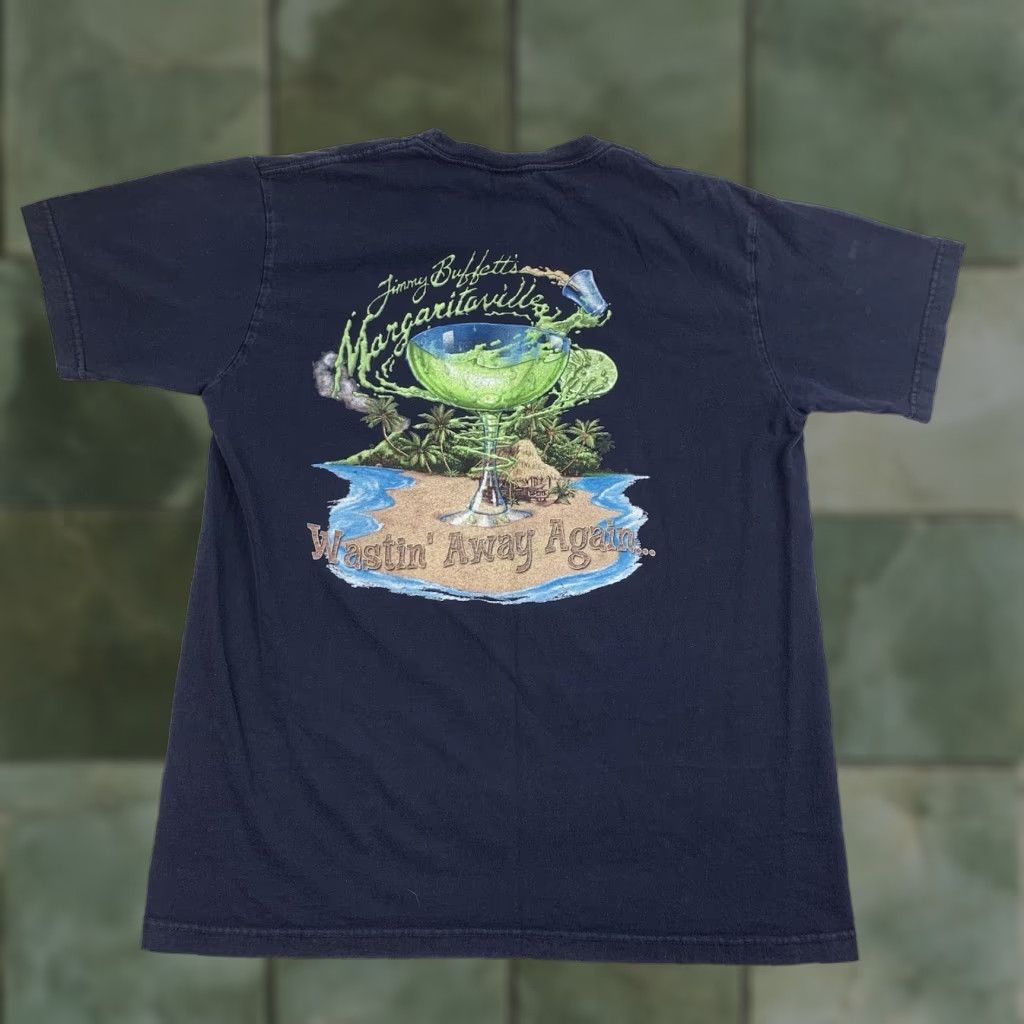 Vintage VINTAGE Margaritaville Beach Shirt Adult XL Blue Y2K Logo Mens Size US XL / EU 56 / 4 - 1 Thumbnail