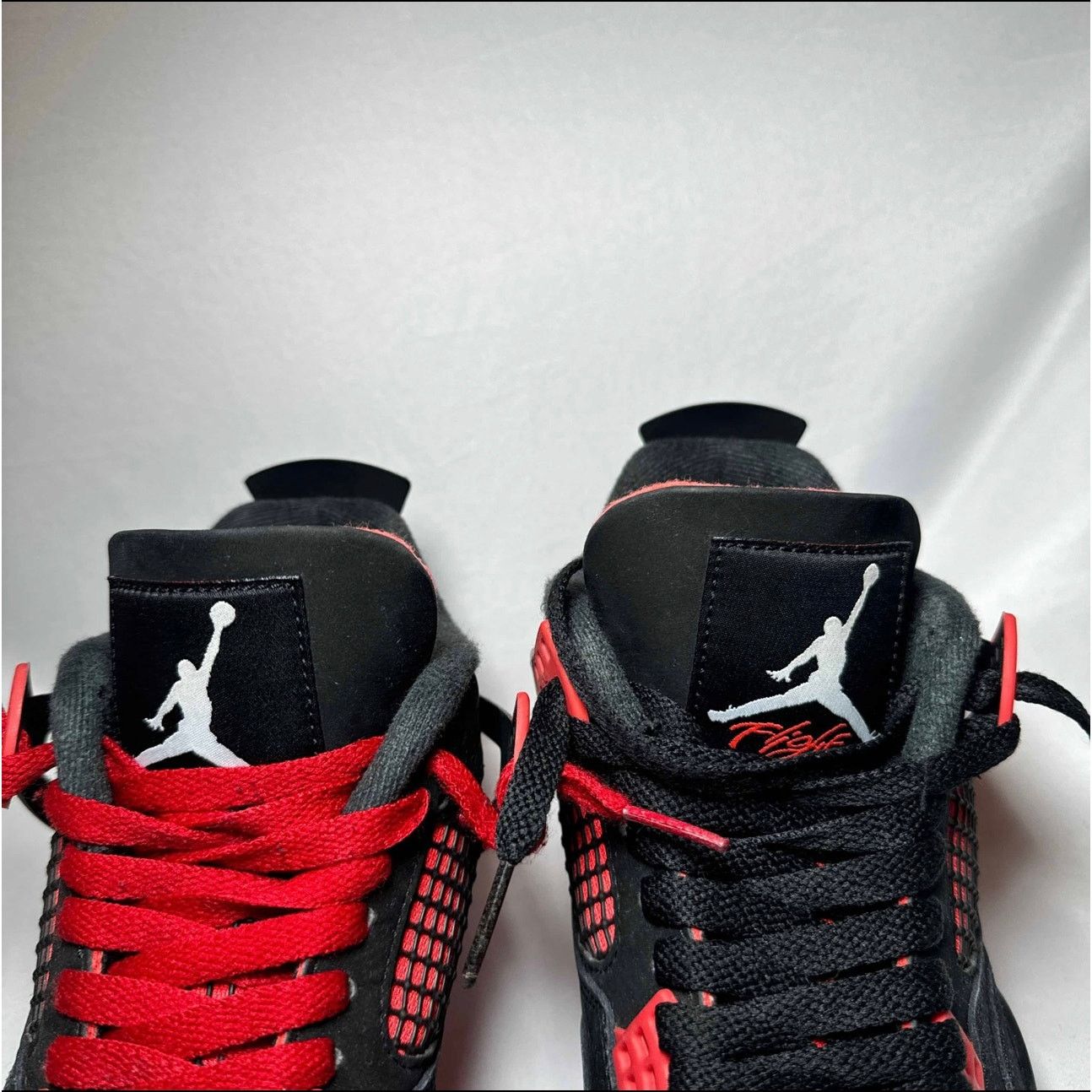 Jordan Brand × Nike Size 8 - Nike Air Jordan 4 Retro Red Thunder Men's Shoes Size US 8 / EU 41 - 4 Thumbnail