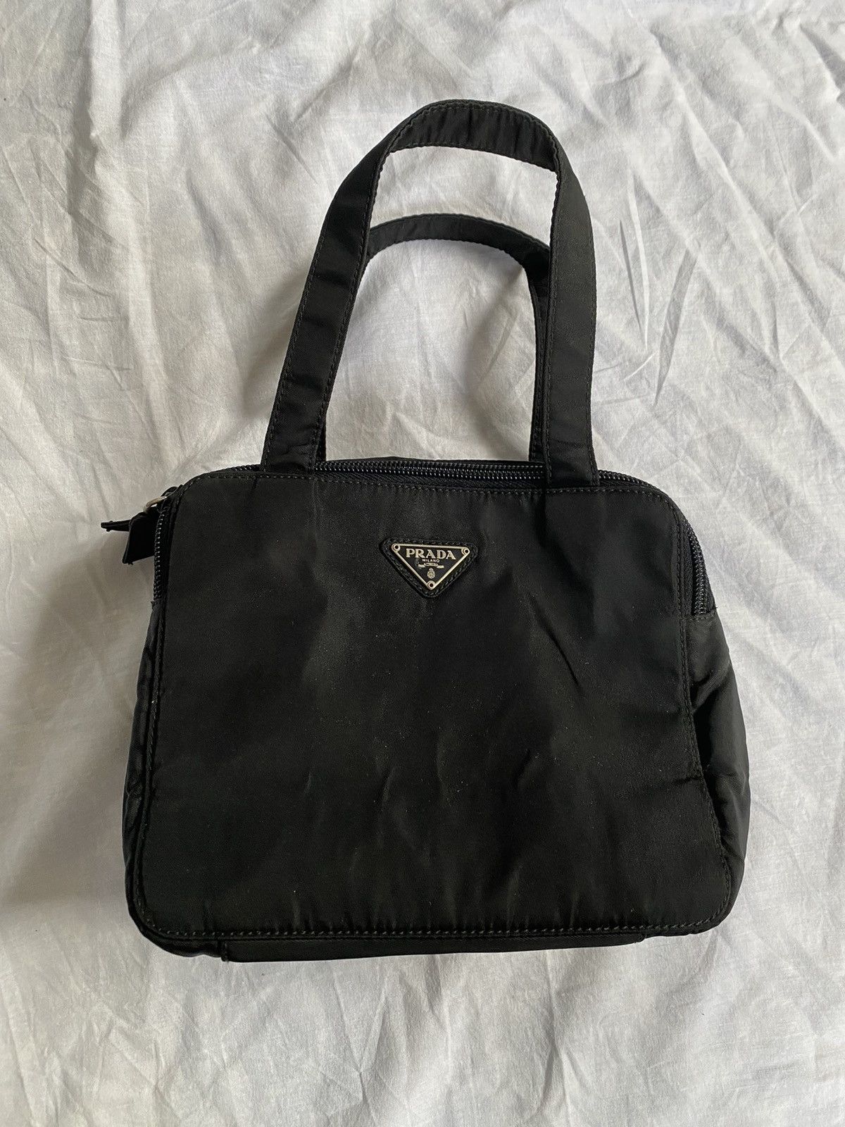 image of Prada Handbag in Black, Men's