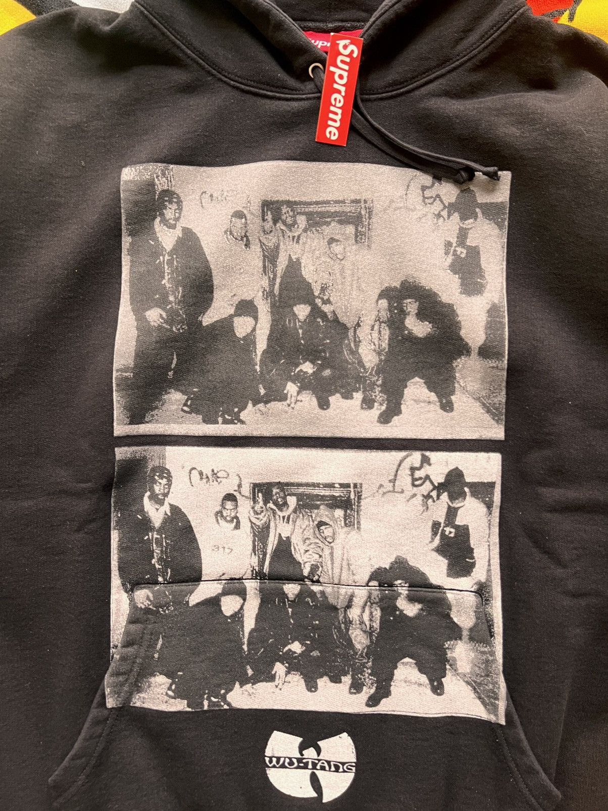 Supreme XL Supreme Wu-Tang Clan Hooded Sweatshirt Black FW25 hoodie Size US XL / EU 56 / 4 - 13 Thumbnail