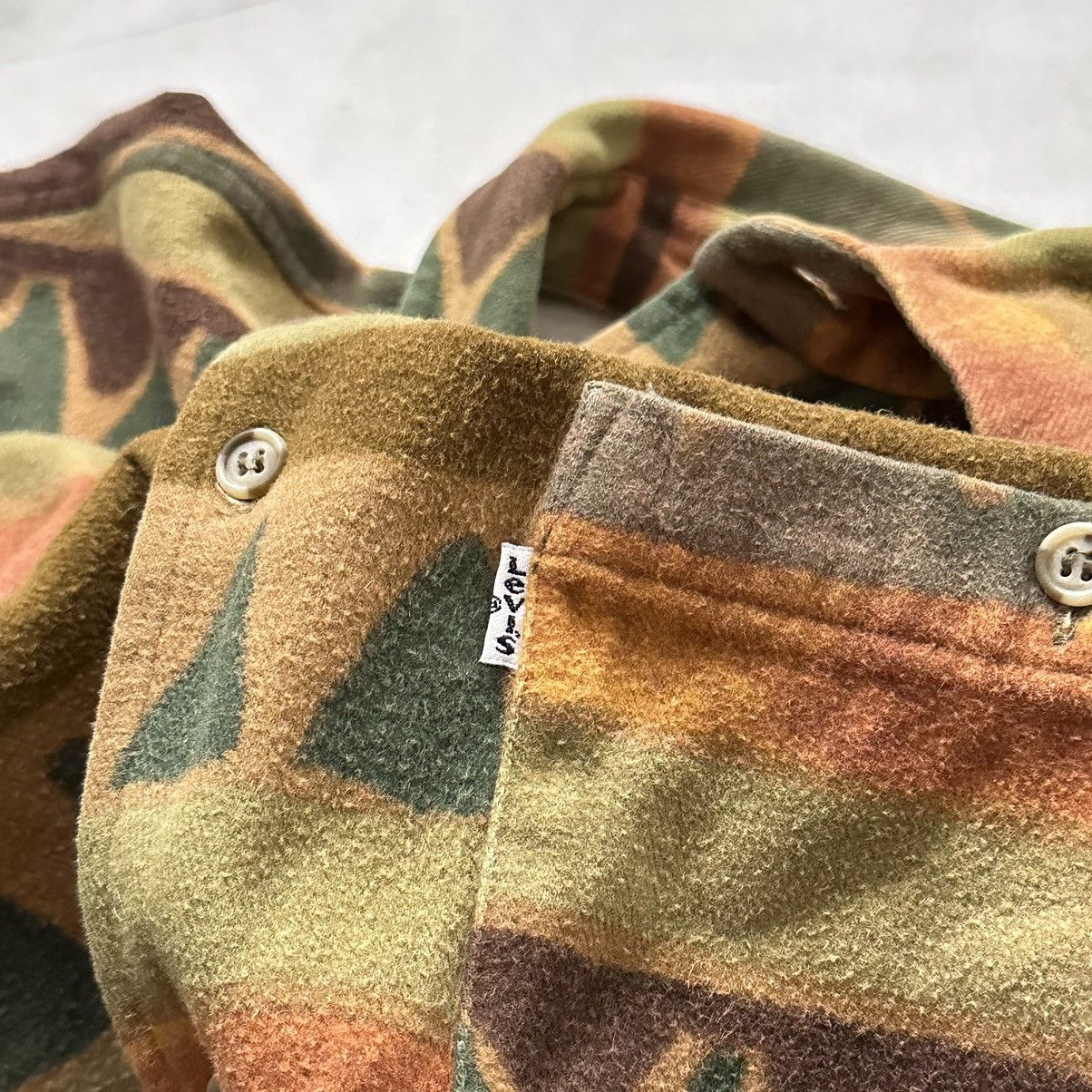 Filson × Levi's 90s Levi’s Vintage Flannel Aztec Shirt Pendleton RRL Vibe Size US L / EU 52-54 / 3 - 5 Thumbnail