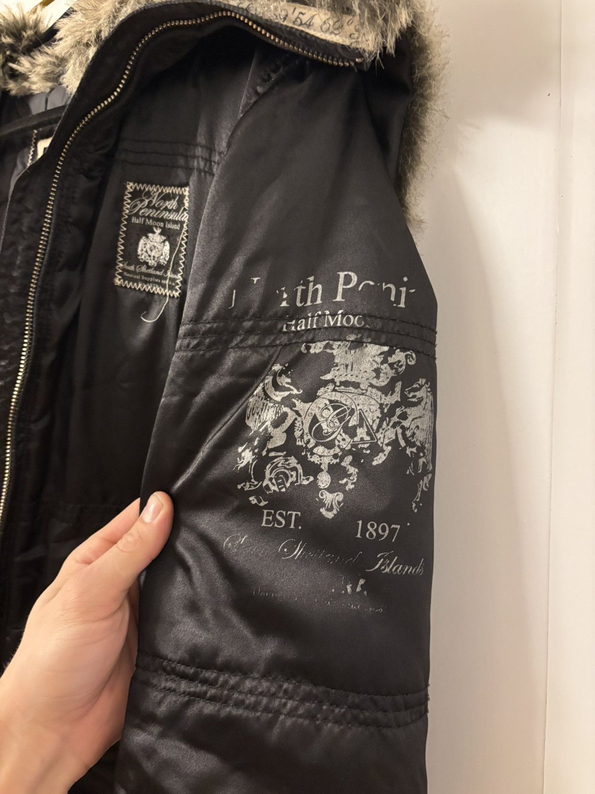Other Black Puffer Jacket with "Split-Hood" Size US XL / EU 56 / 4 - 11 Thumbnail