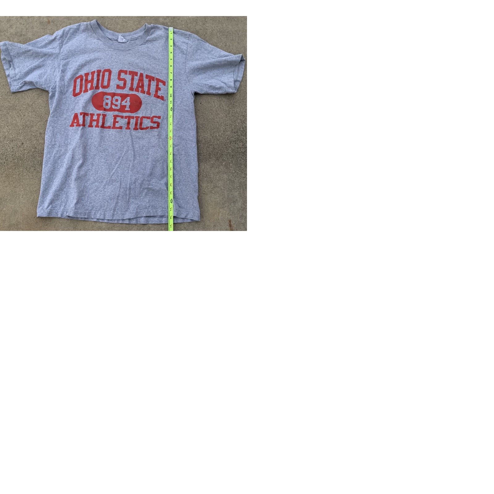 Vintage VINTAGE Ohio State 894 Athletics T-Shirt Single Stitch Made In USA Size L Gray Men Cotton Exchange Graphic Tee Sportswear/Beach 90s Theme Mens Size US L / EU 52-54 / 3 - 9 Thumbnail