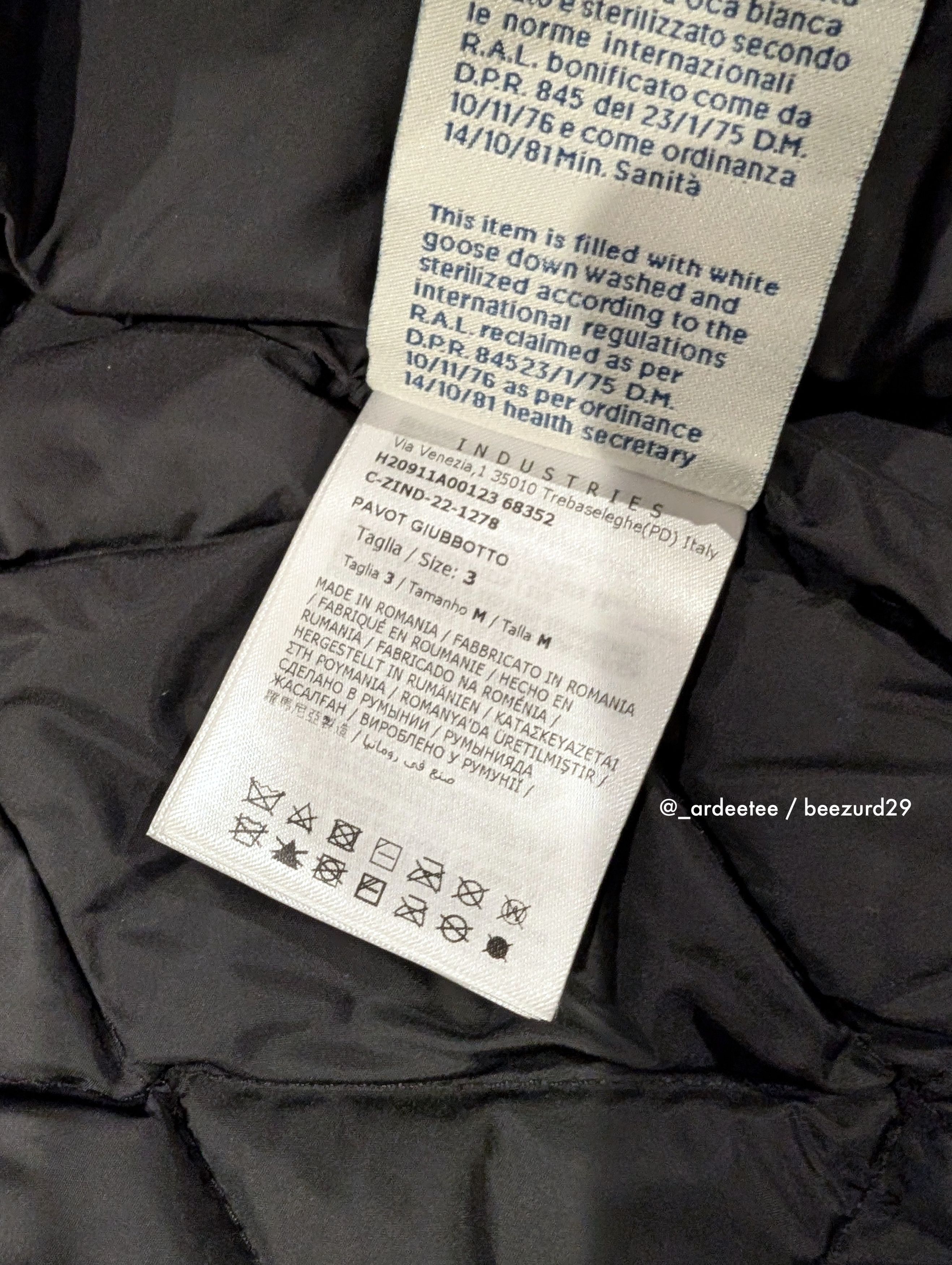 Moncler *NEW* $6K LEATHER/DOWN PAVOT BIKER PUFFER JACKET Size US M / EU 48-50 / 2 - 19 Thumbnail