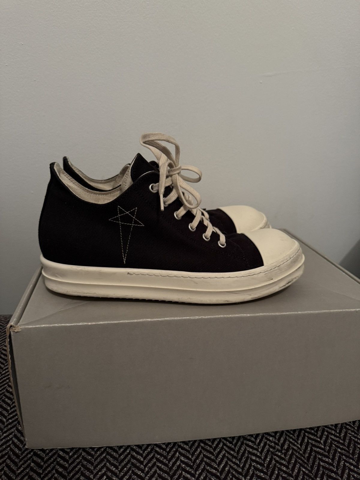 Rick Owens Rick Owens Drkshdw Pentagram Lows Size US 7 / EU 40 - 1 Thumbnail