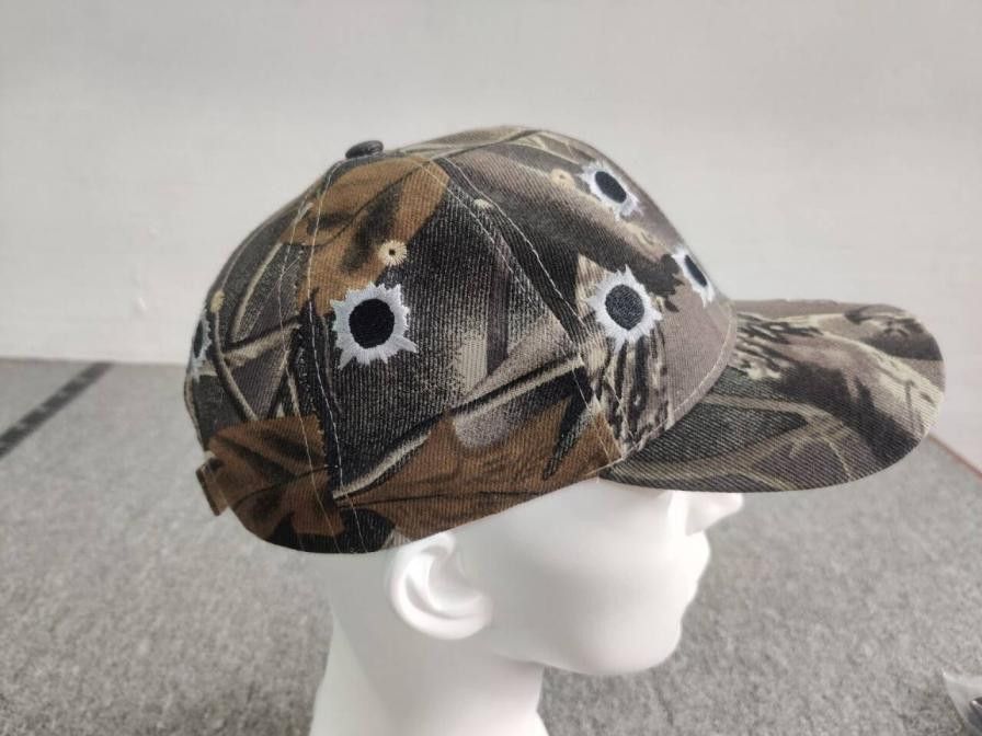 Other RealTree Camouflage Bullet Hole Embroidered Strapback Hat Size ONE SIZE - 4 Thumbnail